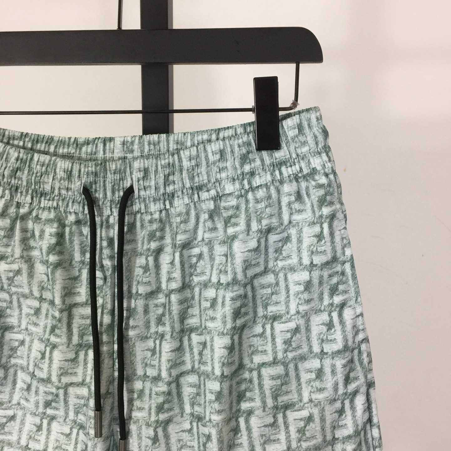 Fendi FF-motif Linen Shorts - EUR FASHION