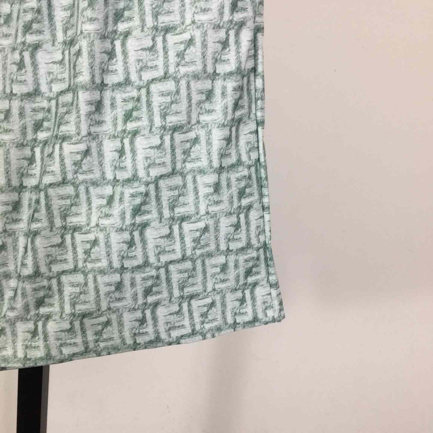 Fendi FF-motif Linen Shorts - EUR FASHION