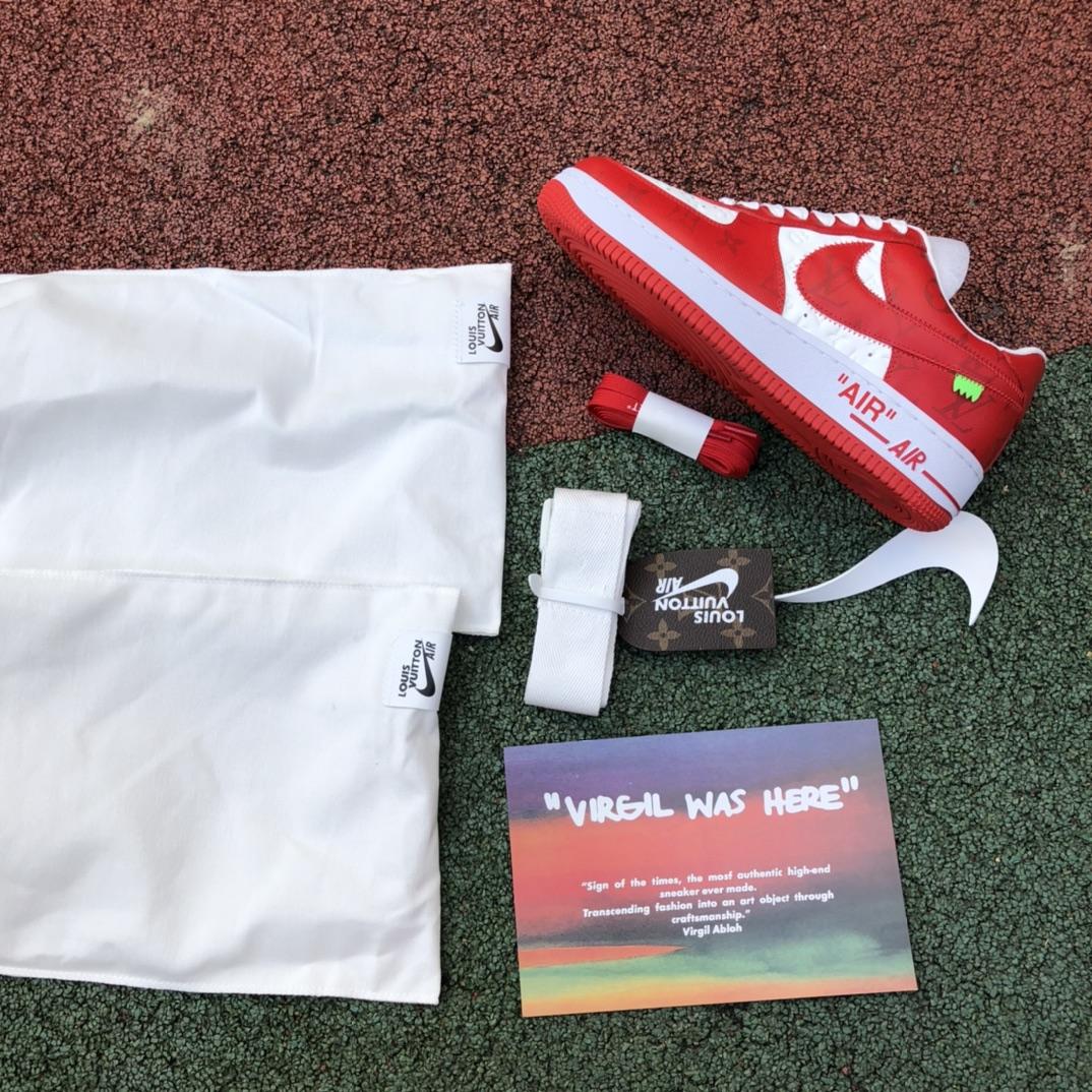 Louis Vuitton x Nike Air Force 1 Low Sneaker    - EUR FASHION
