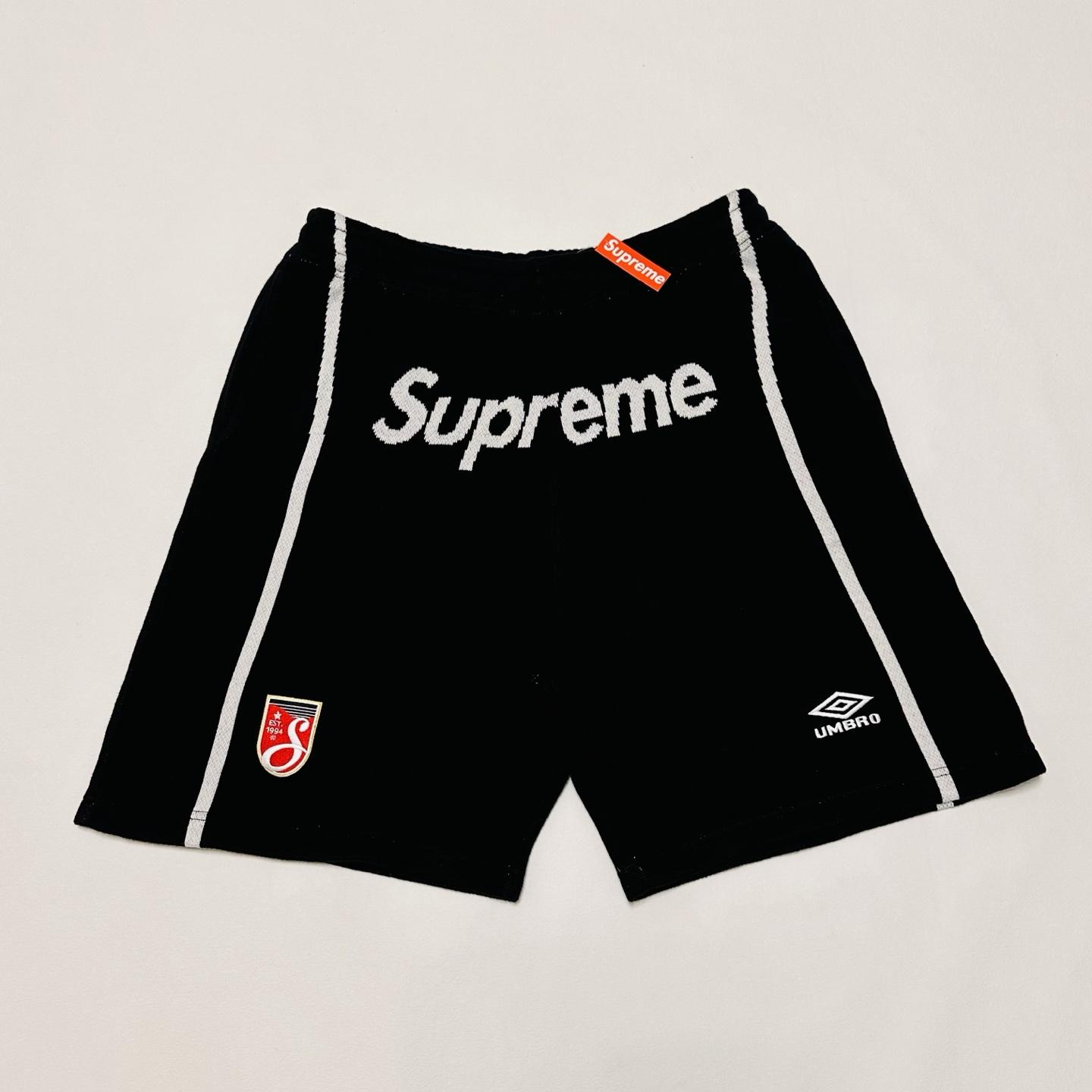 Supreme x Umbro Knit Soccer Short 'Black'  - EUR FASHION