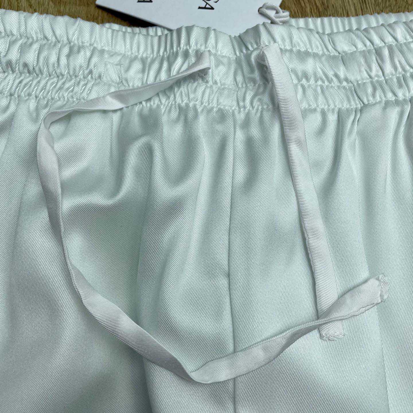 Casablanca White & Blue 'Casa Way' Skate Silk Shorts   CA3538 - EUR FASHION