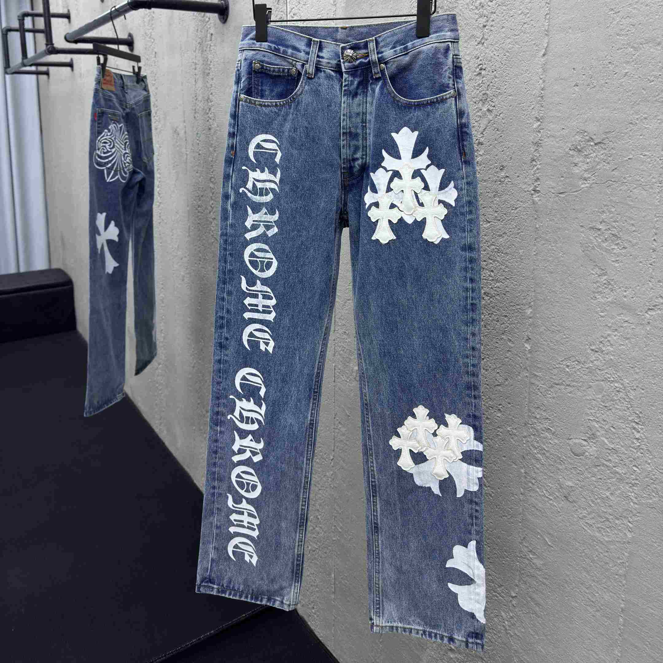 Chrome Hearts Jeans - EUR FASHION