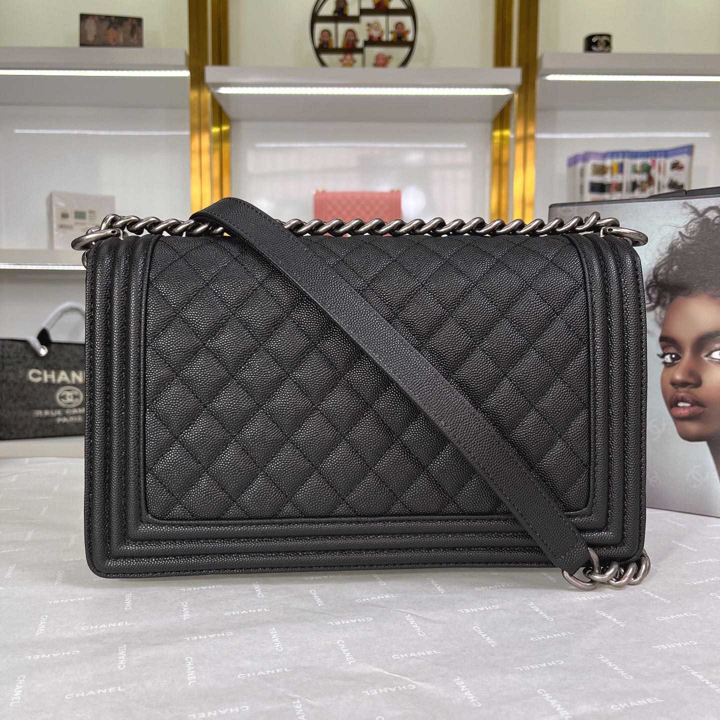 Chanel Boy Handbag  17.5×28×7.5cm   (50% Off Sale)  pb143 - EUR FASHION
