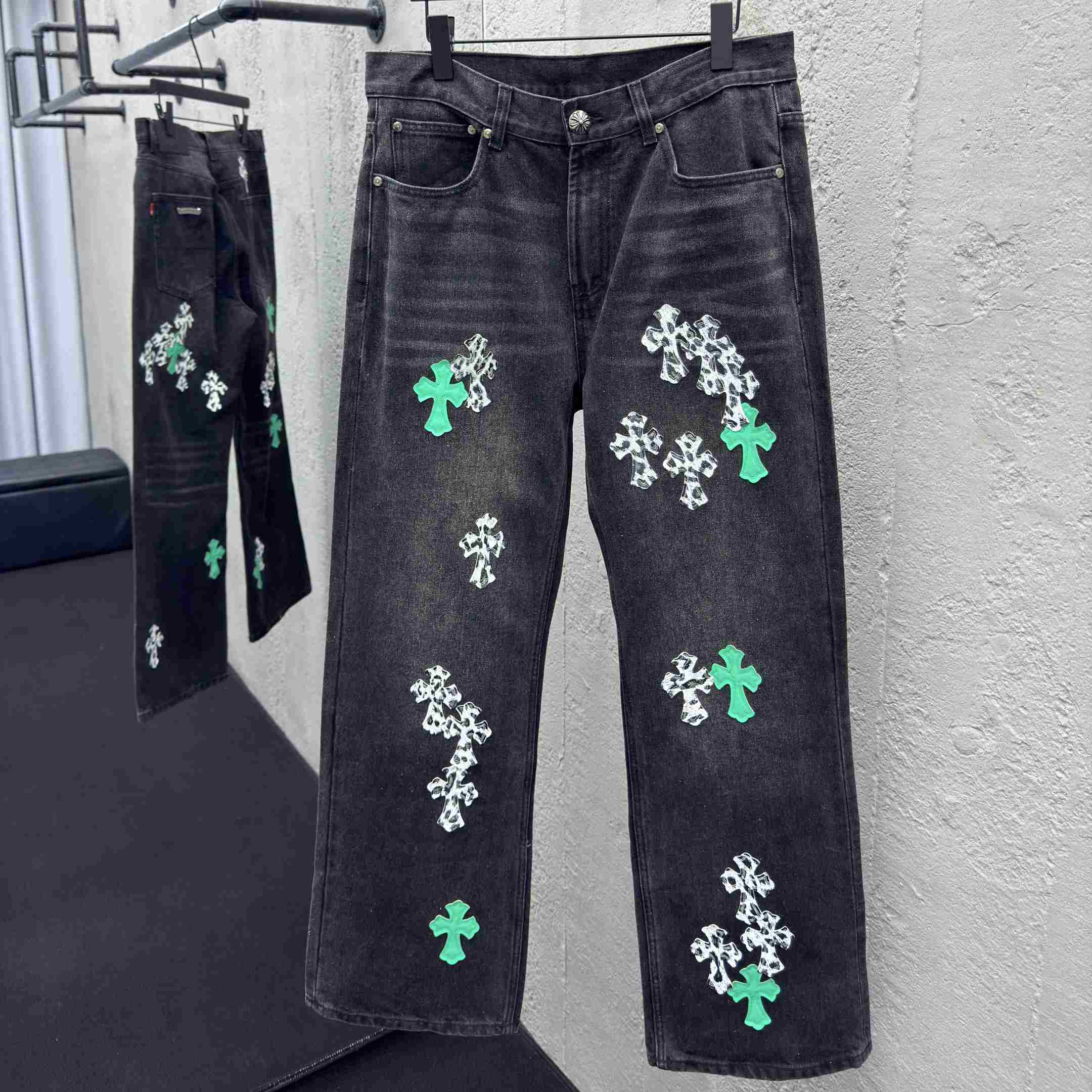 Chrome Hearts Jeans - EUR FASHION