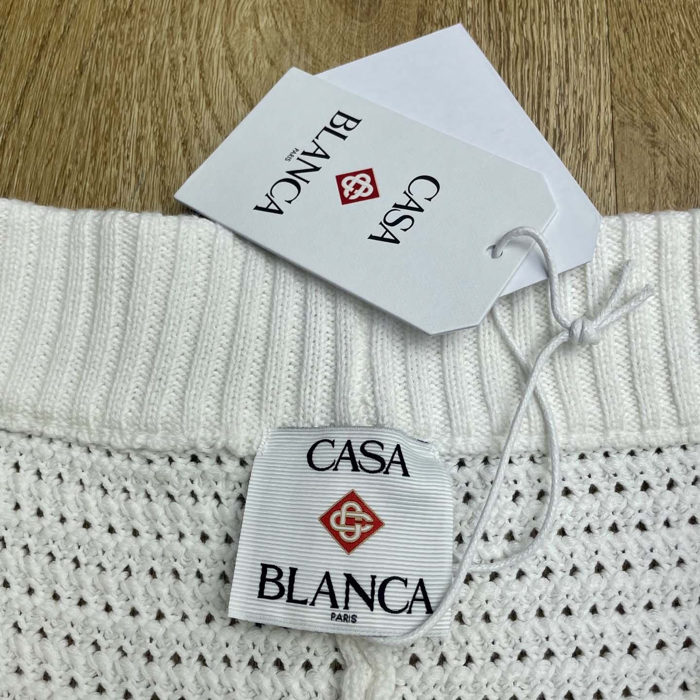 Casablanca Wavy Knit Cotton Shorts     Z6010 - EUR FASHION