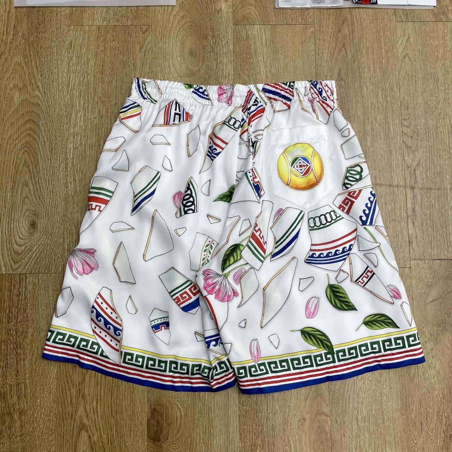 Casablanca Drawstring Shorts   CA3532 - EUR FASHION