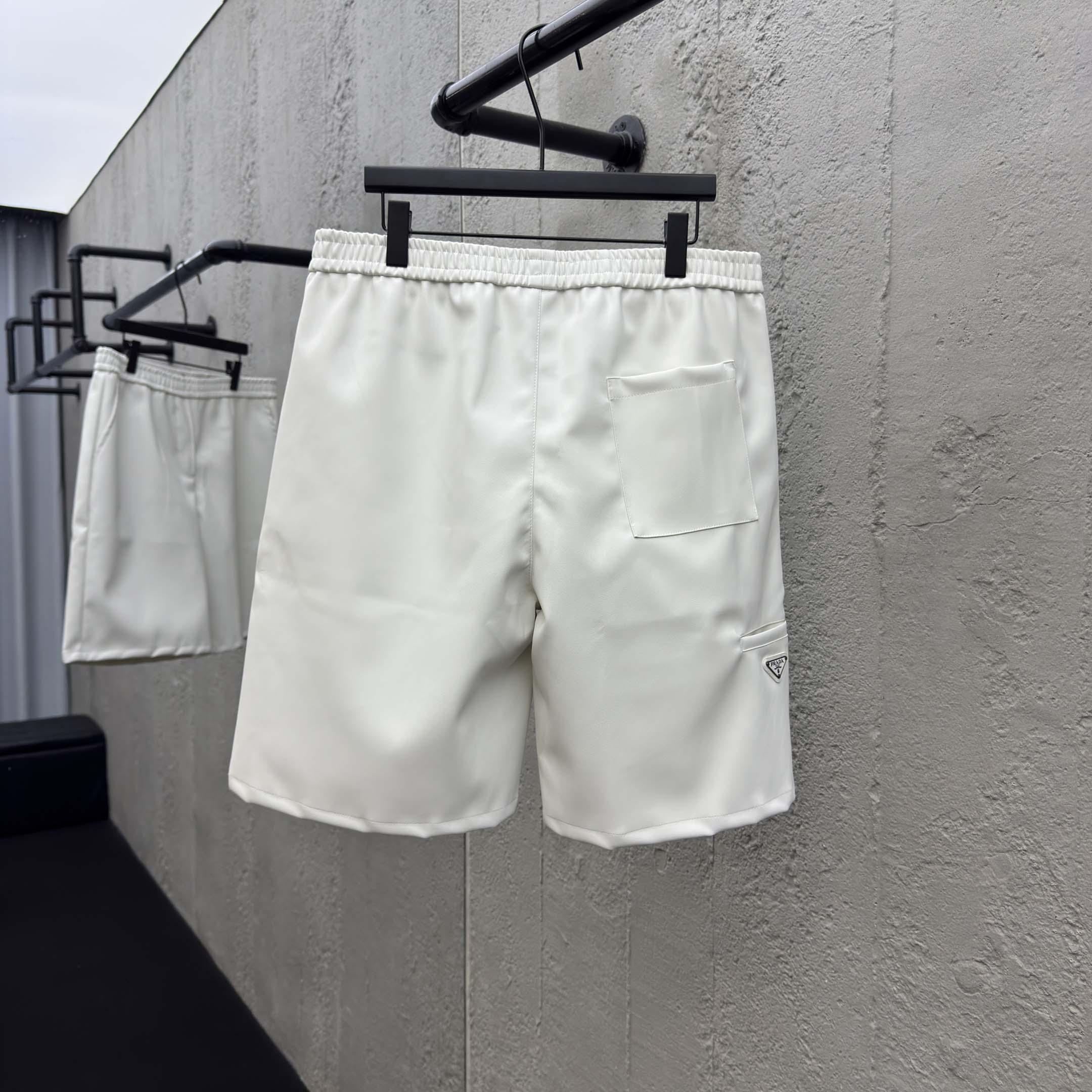Prada Nappa Leather Bermudas - EUR FASHION