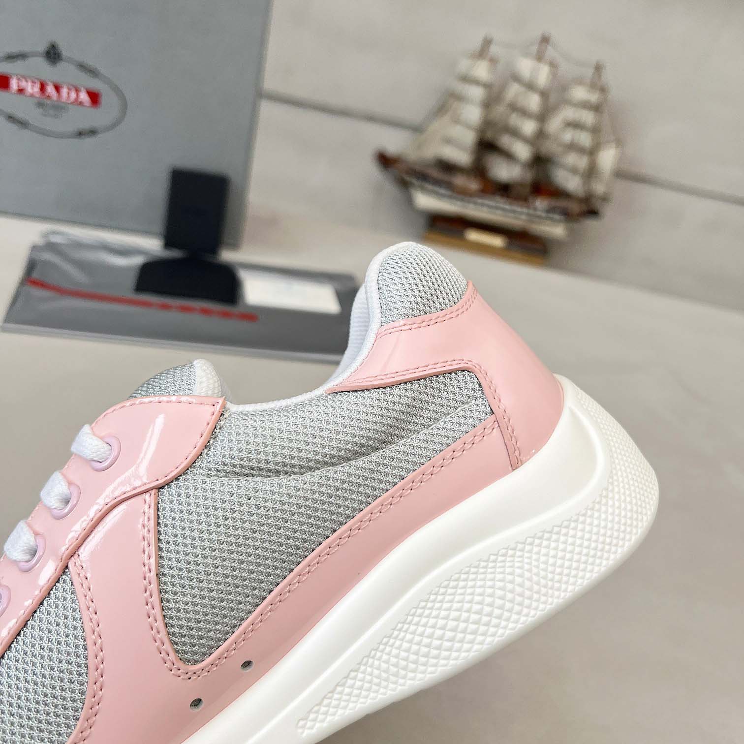 Prada America's Cup Biker Fabric Sneakers - EUR FASHION