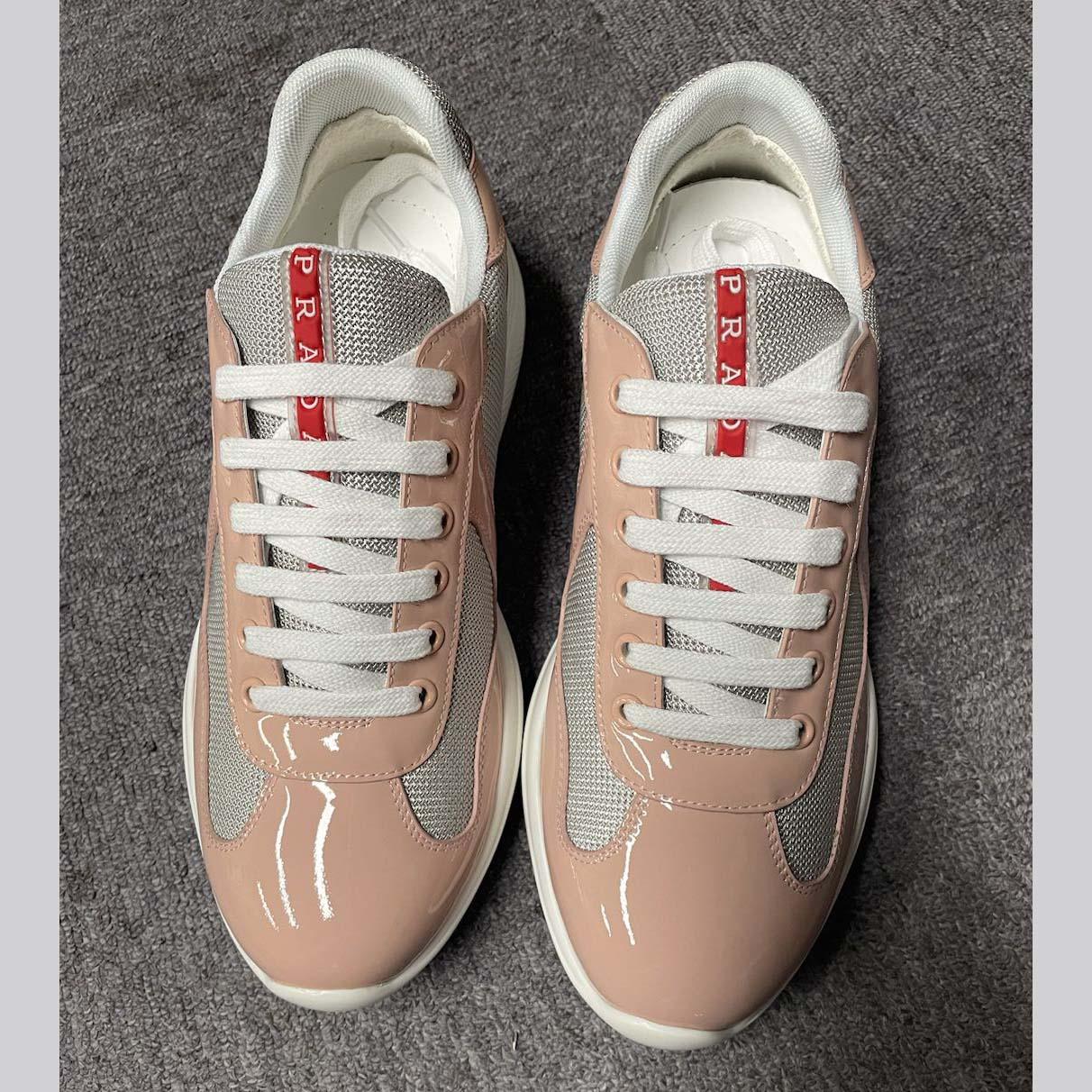 Prada America's Cup Biker Fabric Sneakers - EUR FASHION