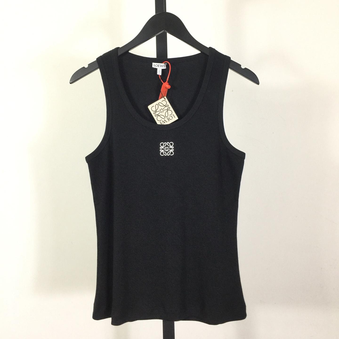 Loewe Anagram Tank Top In Cotton - EUR FASHION