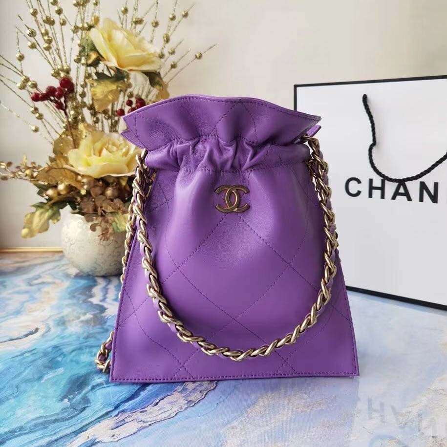 Chanel  CC Purple Shoulder Bag (50% Off Sale)  pb91 - EUR FASHION