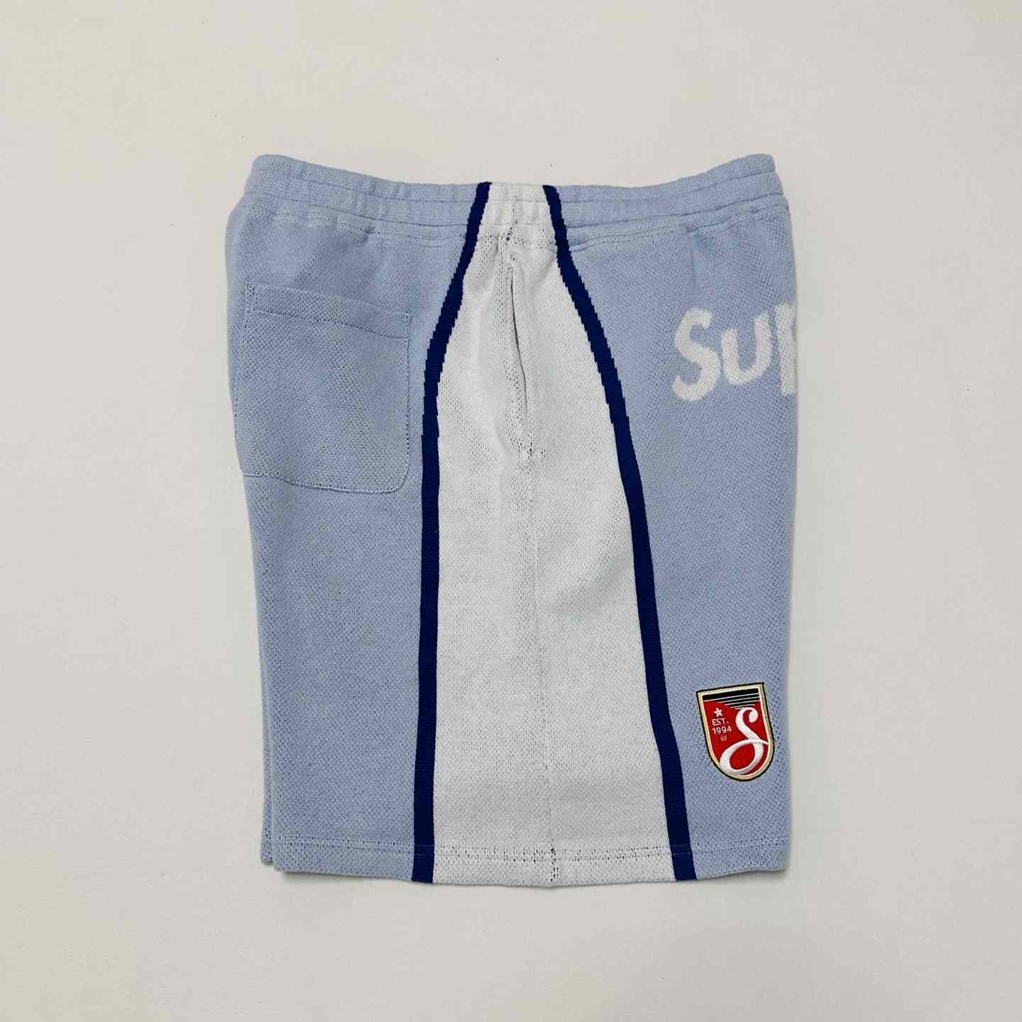 Supreme x Umbro Knit Soccer Short 'Blue'  - EUR FASHION