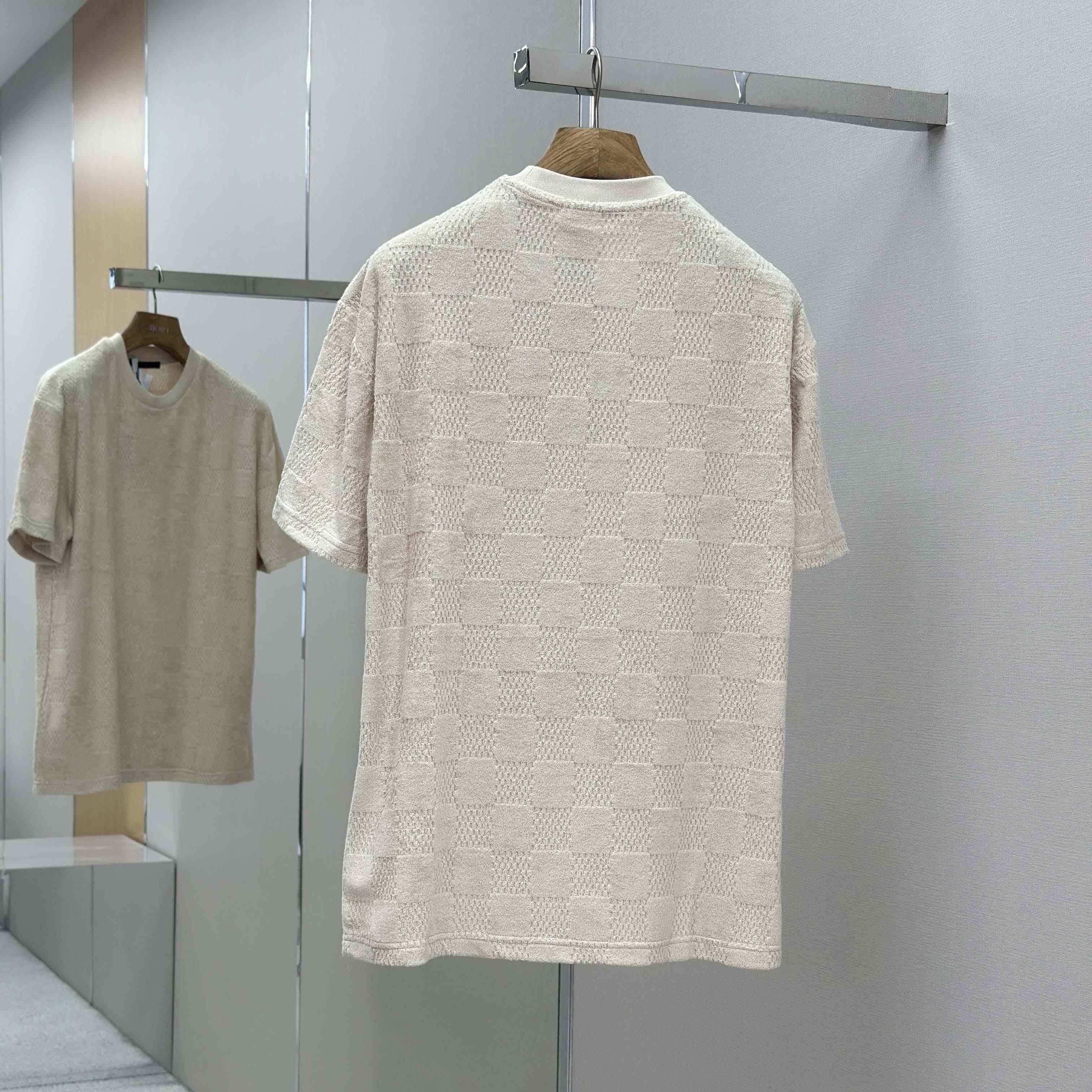 Louis Vuitton Damier French Terry T-Shirt   1AHUVC - EUR FASHION