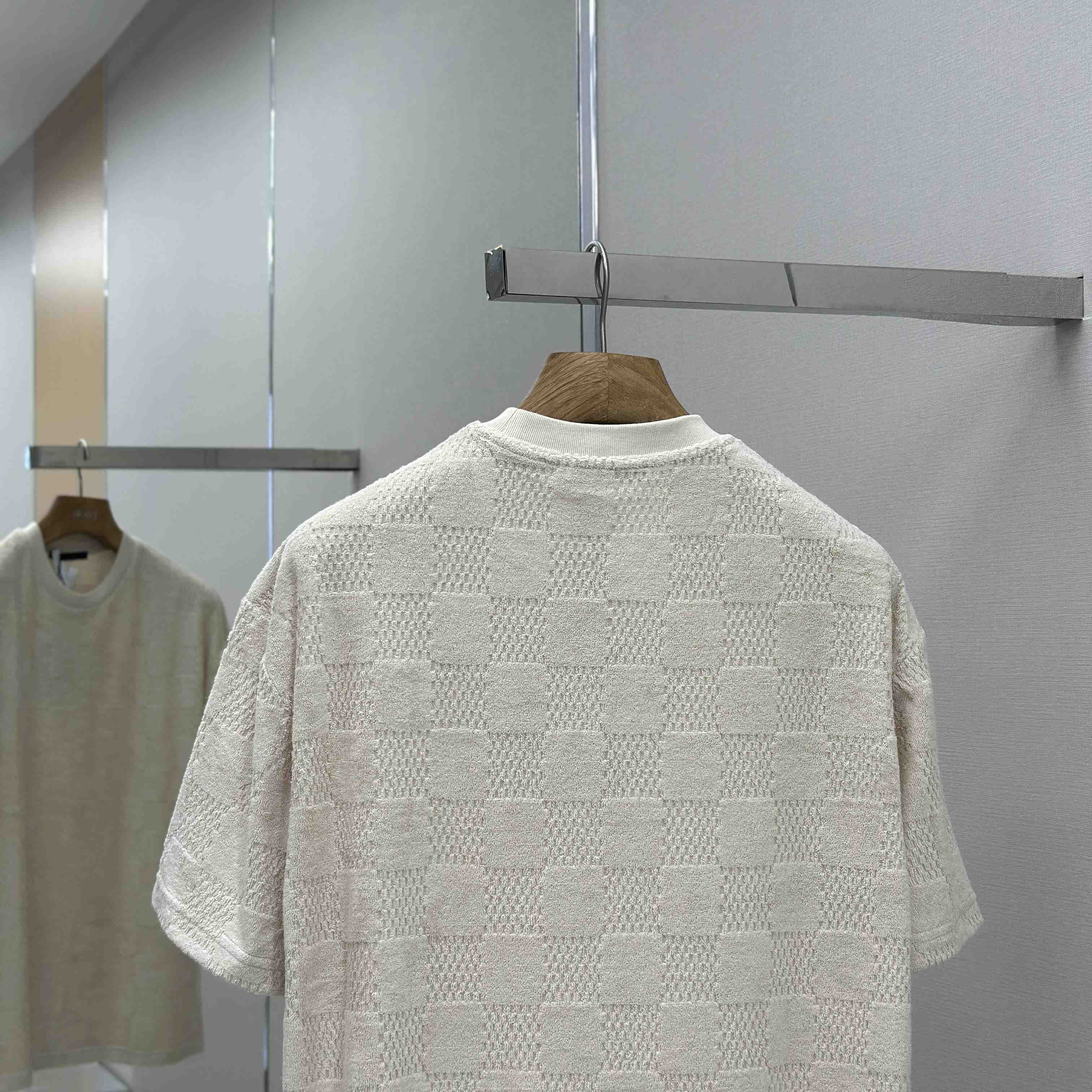 Louis Vuitton Damier French Terry T-Shirt   1AHUVC - EUR FASHION