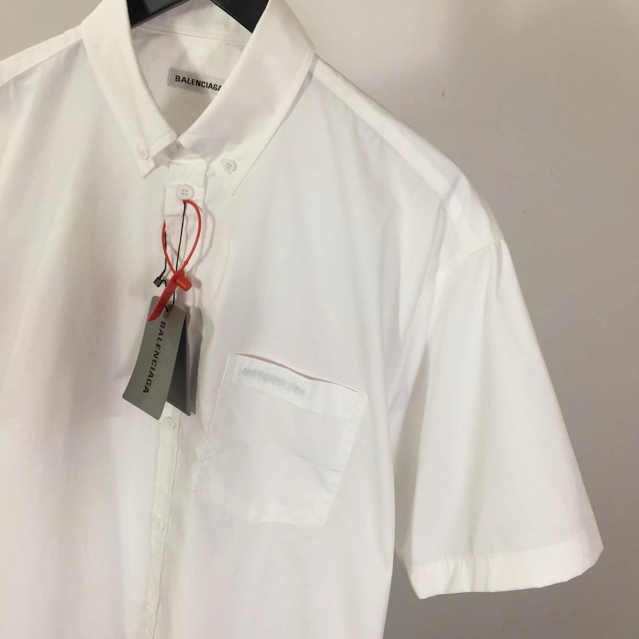 Balenciaga Security Tape Logo  Shirt - EUR FASHION