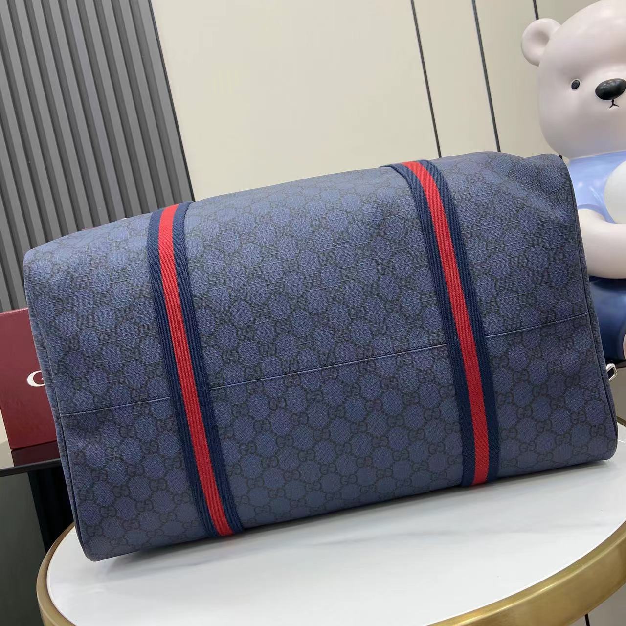 Gucci Medium Duffle Bag With Web - EUR FASHION