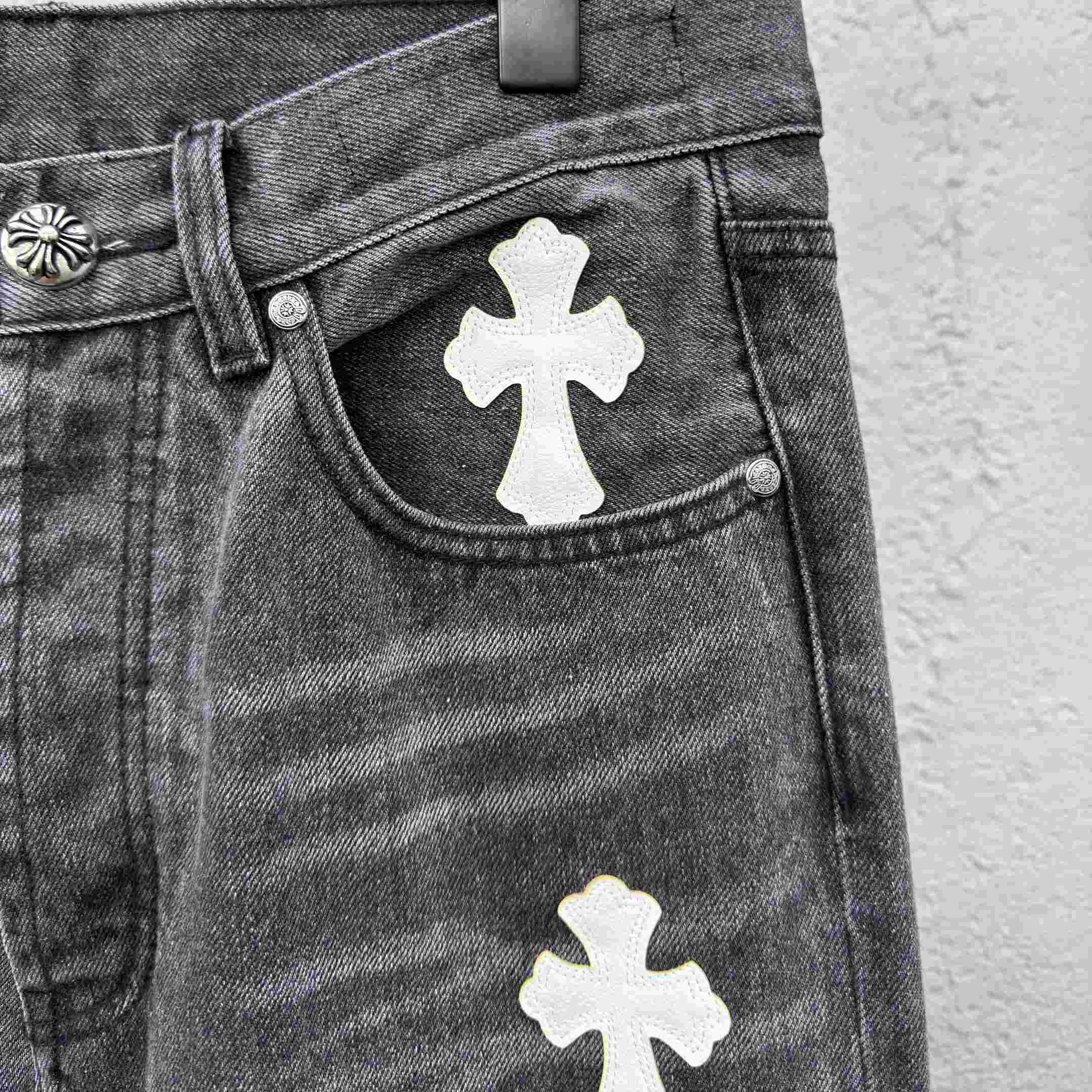 Chrome Hearts Jeans - EUR FASHION
