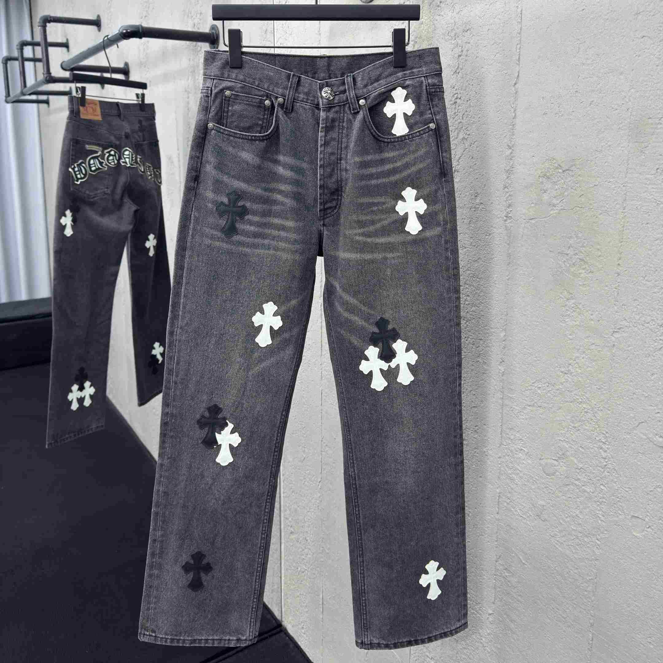 Chrome Hearts Jeans - EUR FASHION