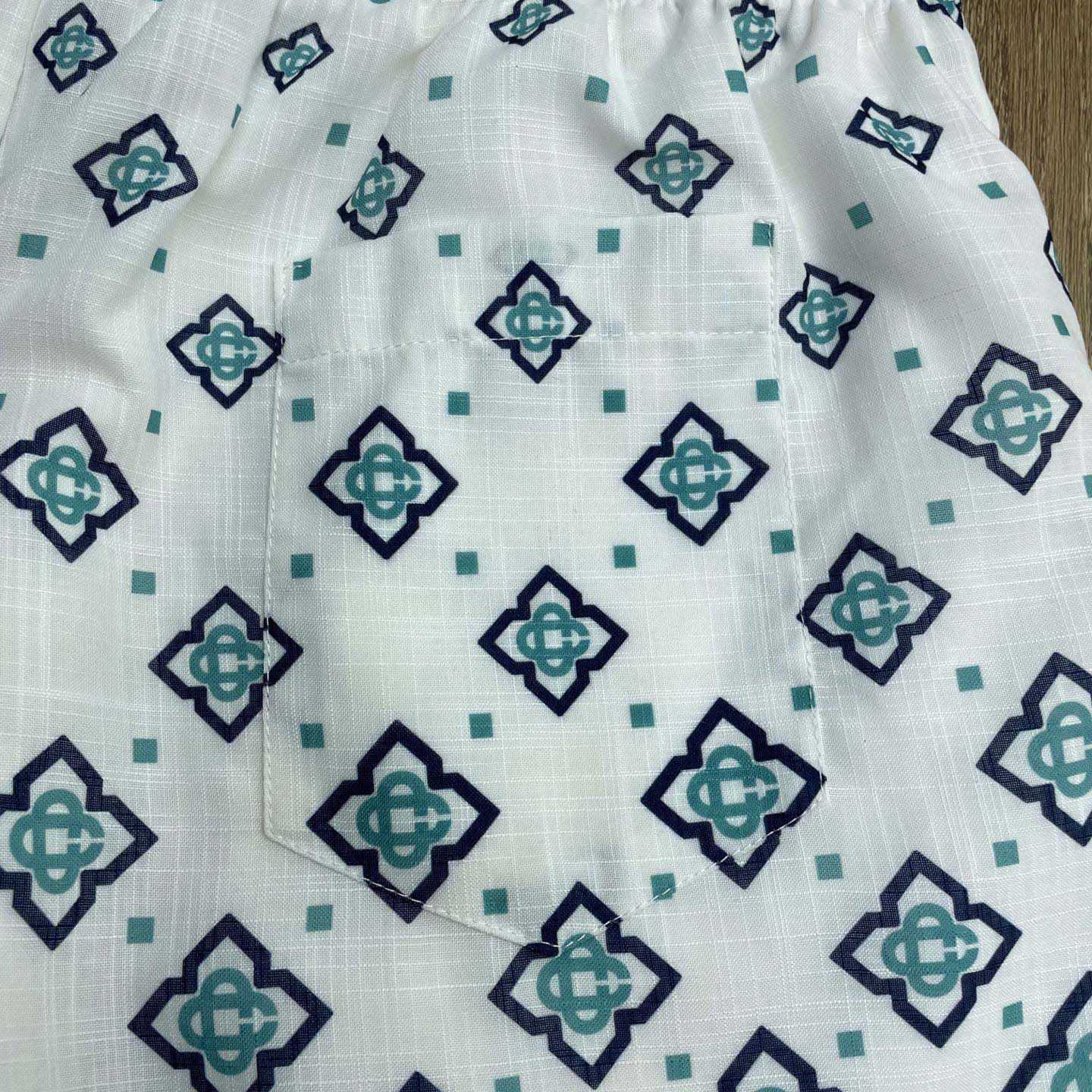 Casablanca Gradient Monogram Silk Shorts    CA3539 - EUR FASHION
