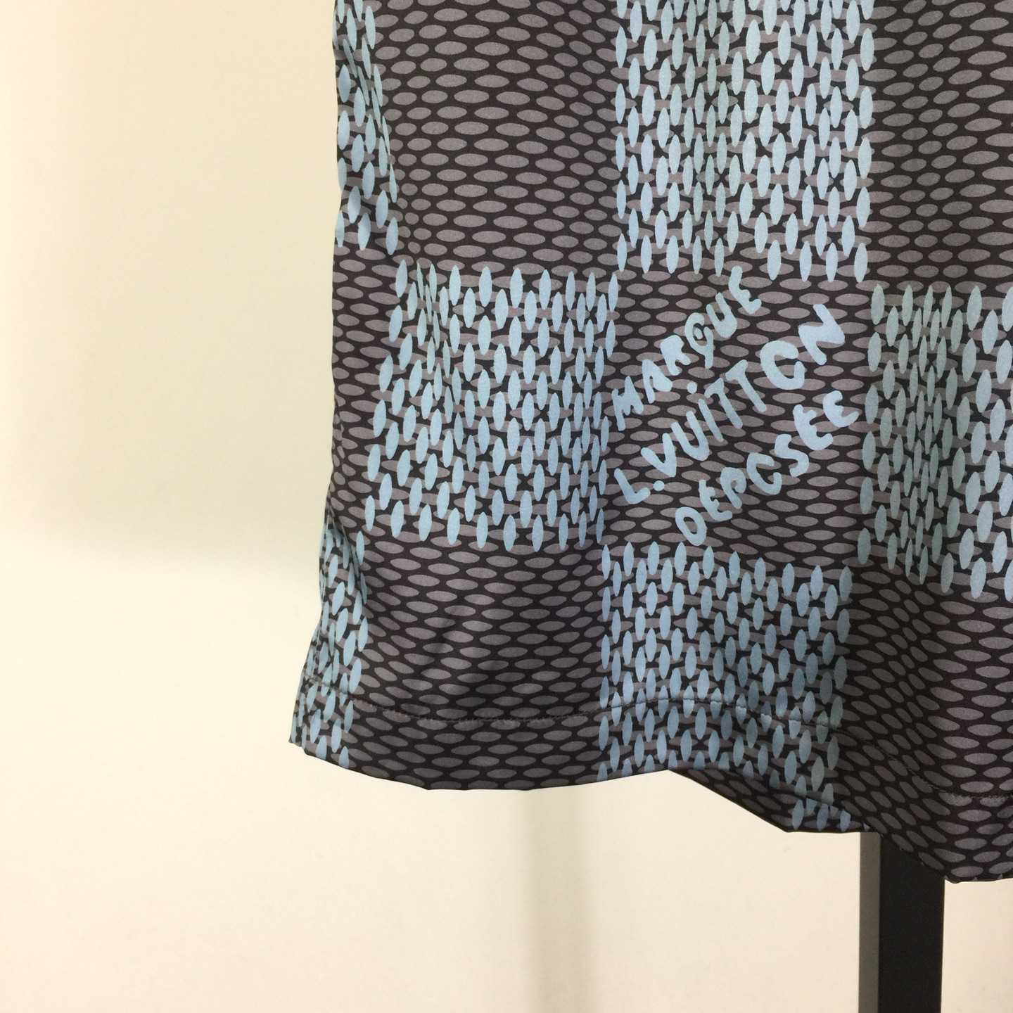 Louis Vuitton Damier Silk Shorts   1AHVT9 - EUR FASHION