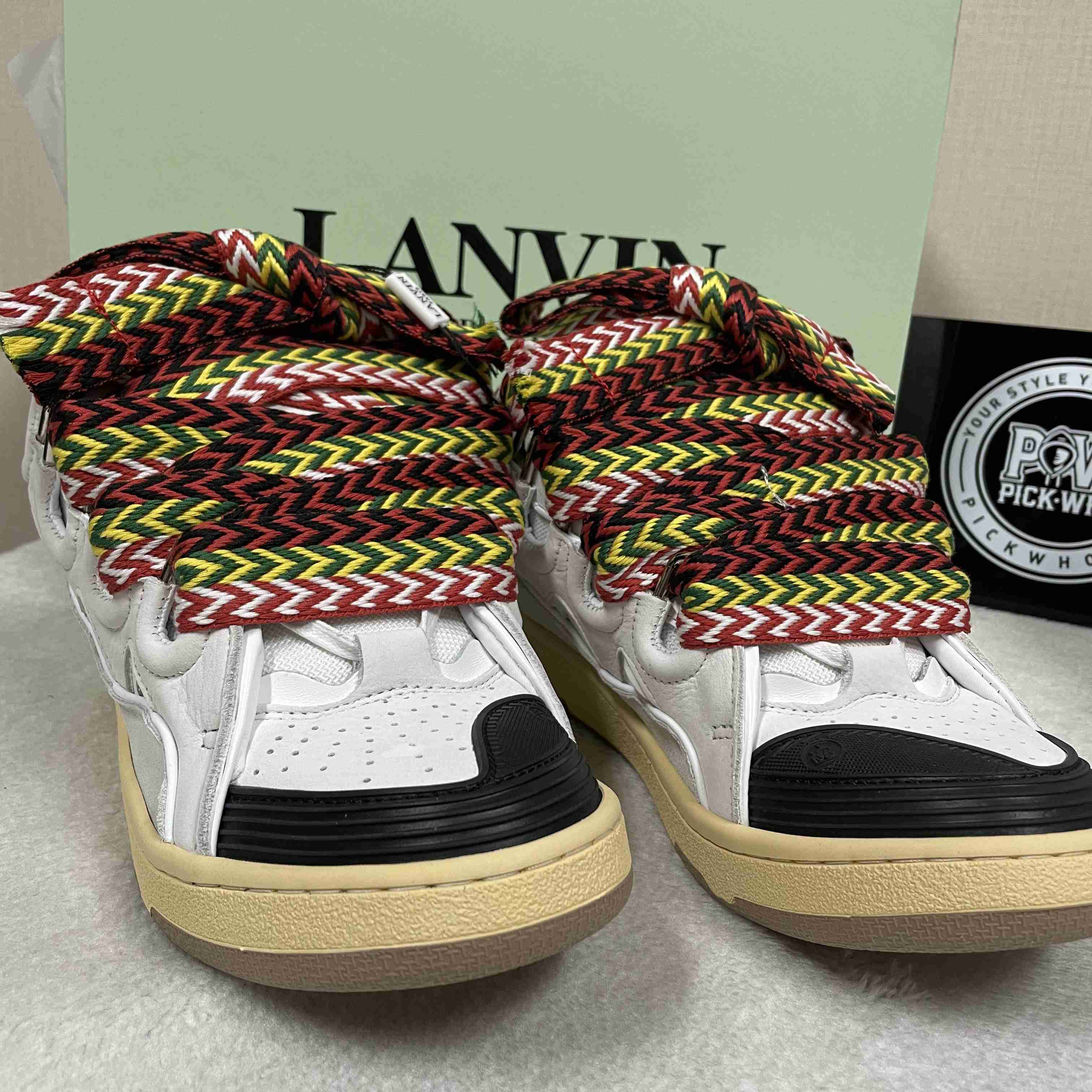 Lanvin Curb lace-up Sneakers - EUR FASHION
