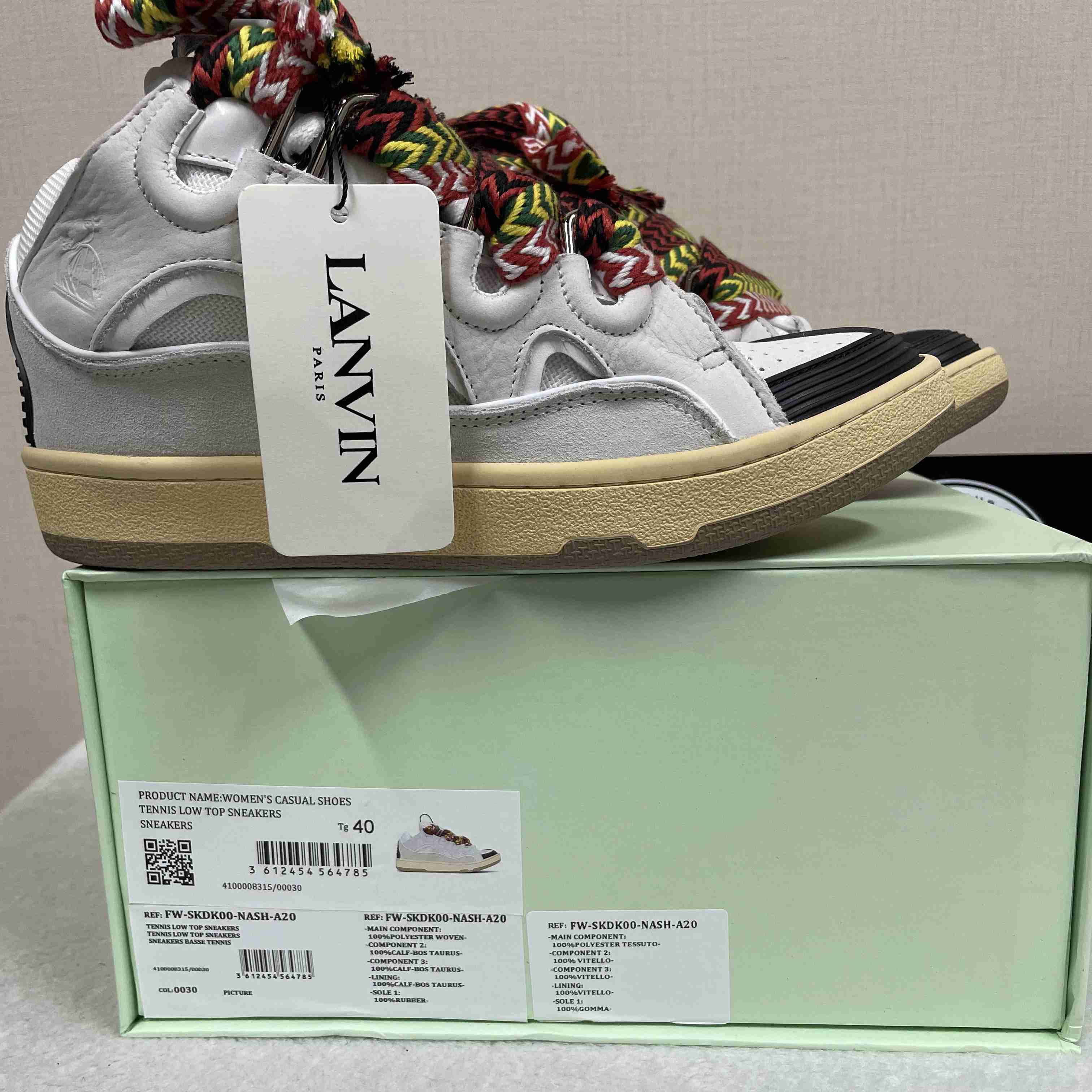 Lanvin Curb lace-up Sneakers - EUR FASHION