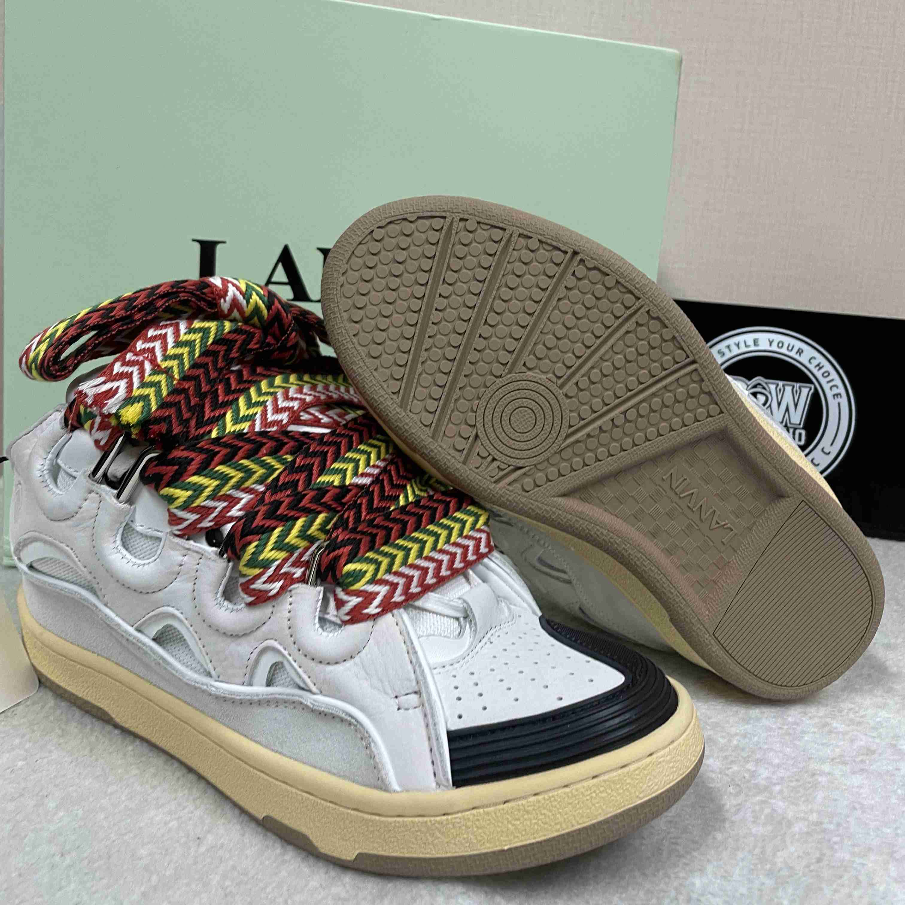 Lanvin Curb lace-up Sneakers - EUR FASHION