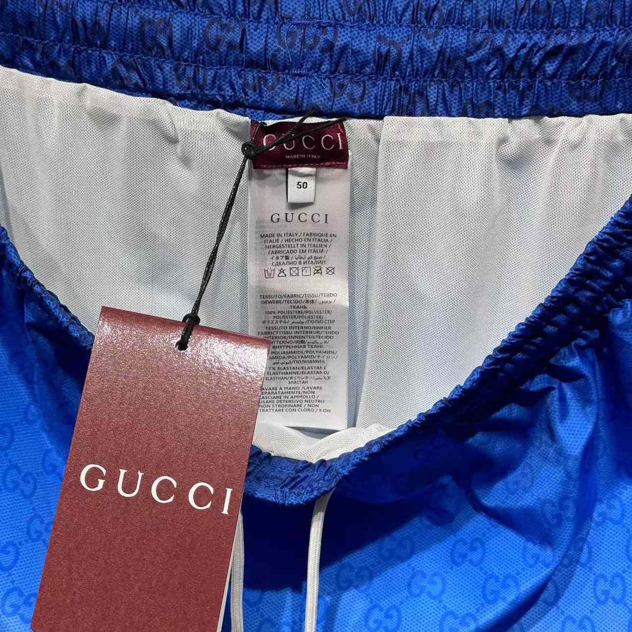 Gucci Printed Technical Poplin Swim Shorts  - EUR FASHION