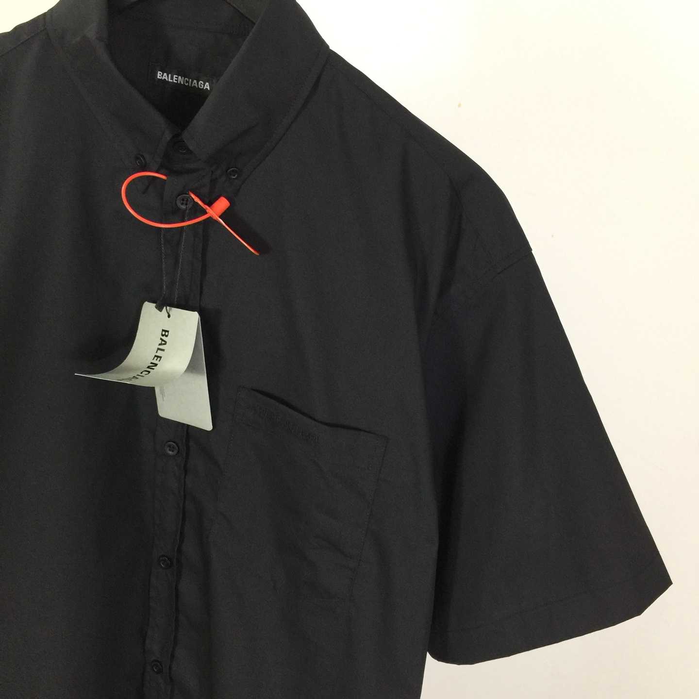 Balenciaga Security Tape Logo  Shirt - EUR FASHION