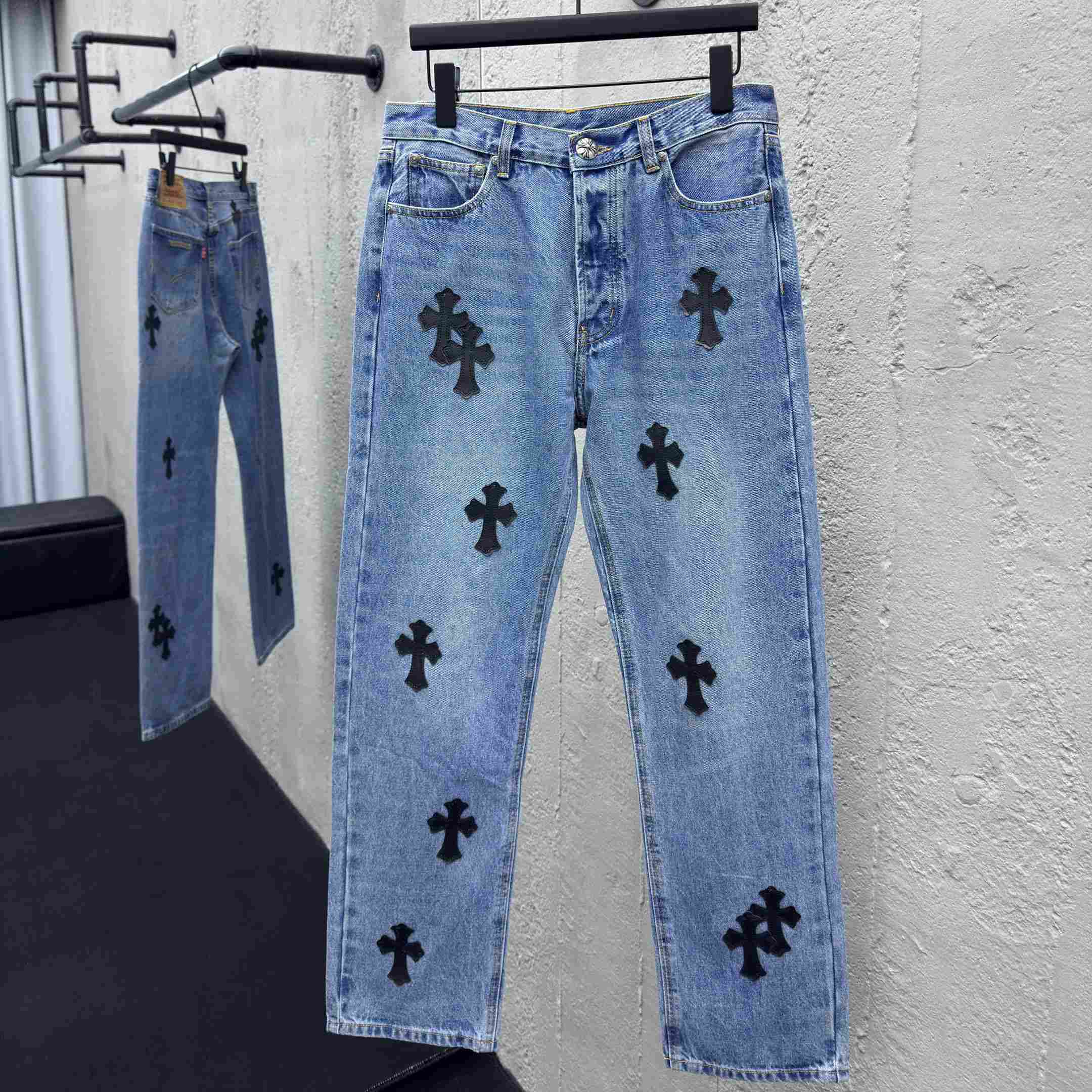 Chrome Hearts Jeans - EUR FASHION
