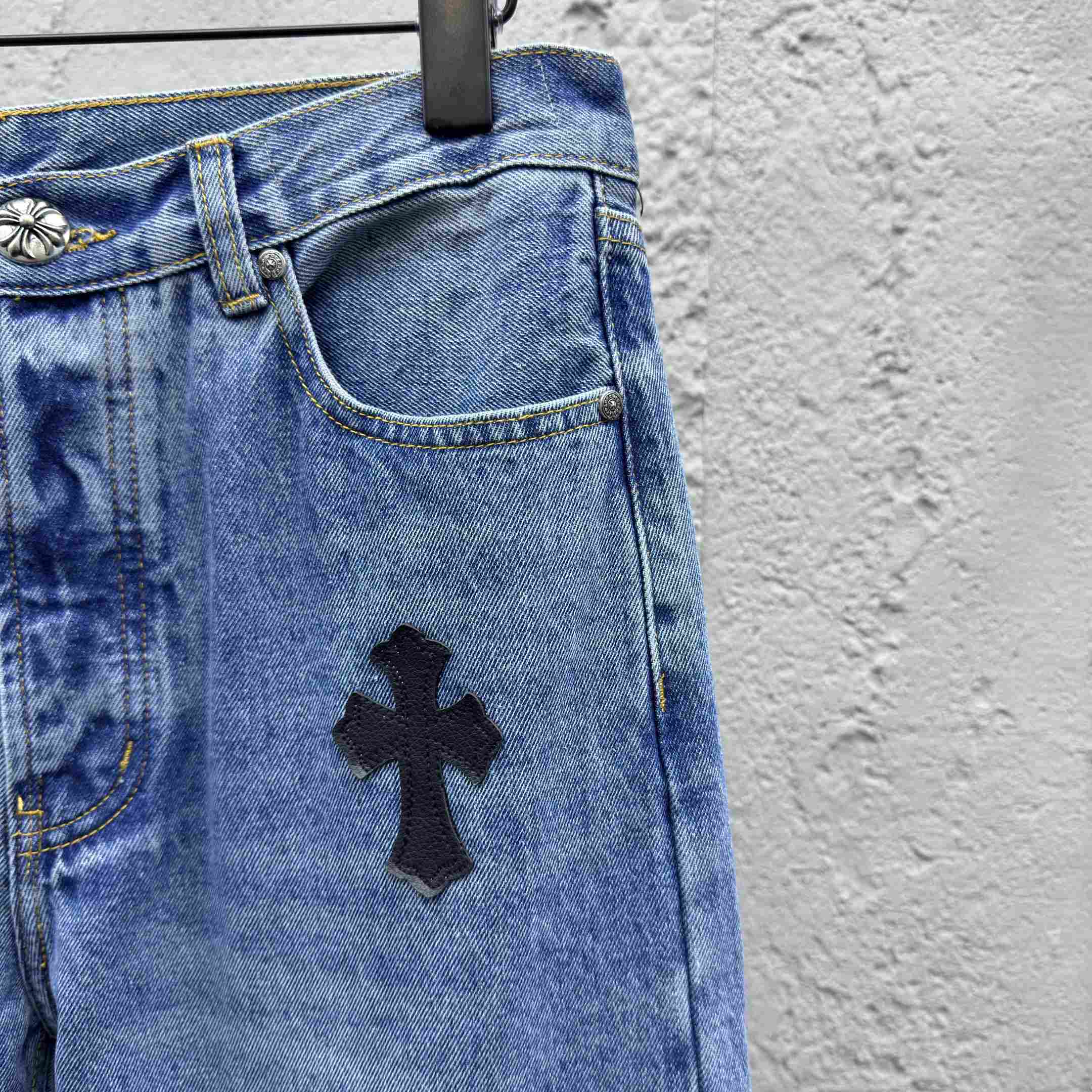 Chrome Hearts Jeans - EUR FASHION