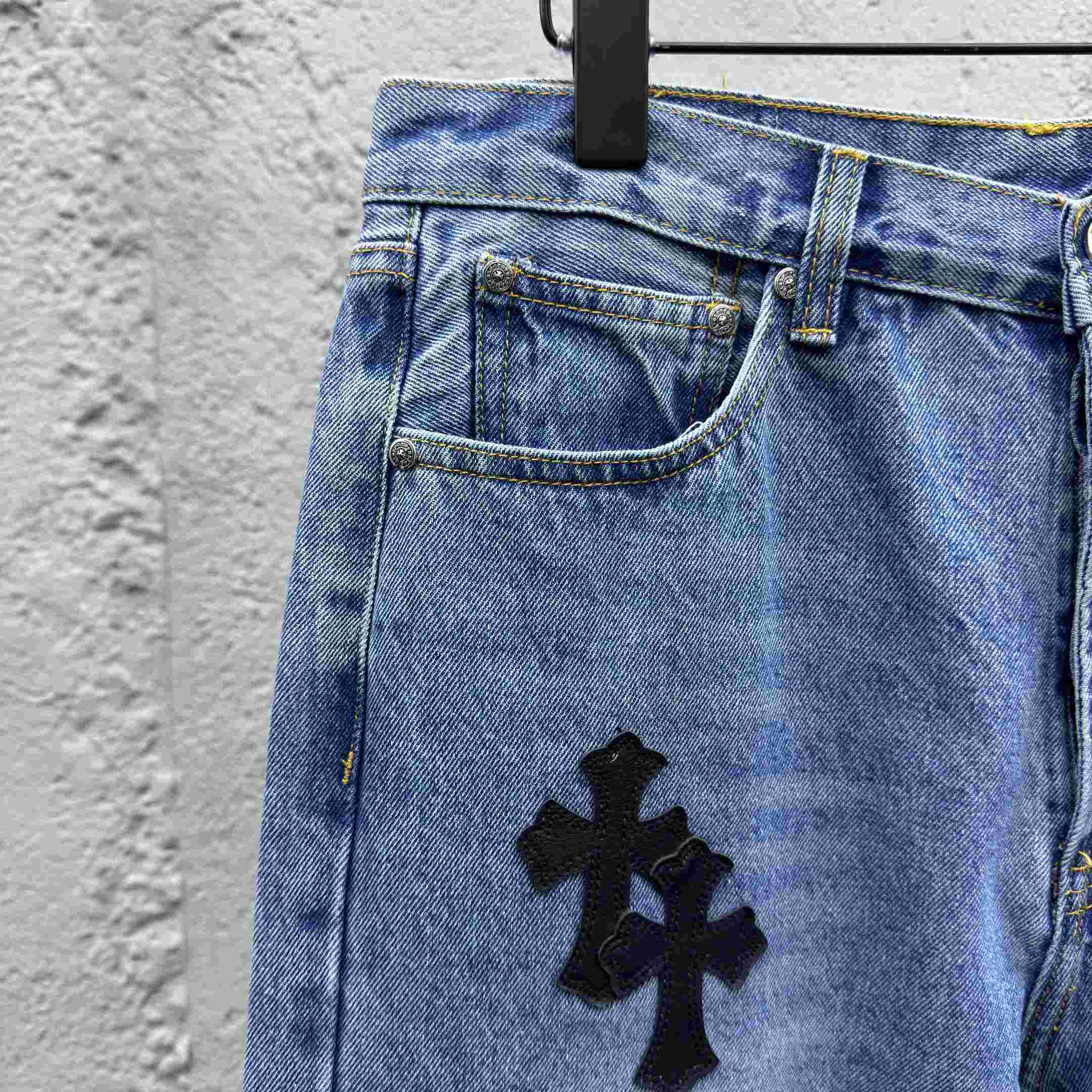 Chrome Hearts Jeans - EUR FASHION