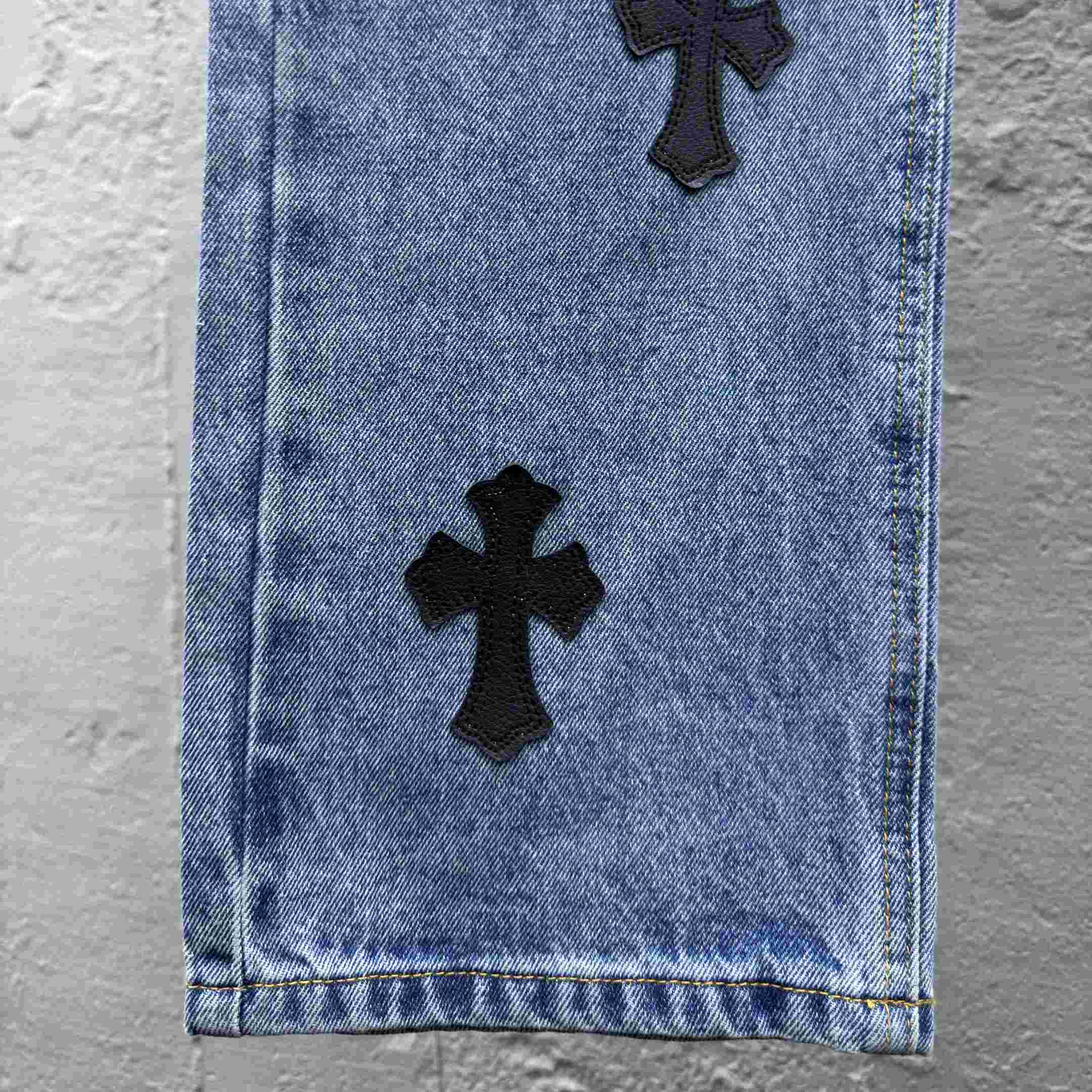 Chrome Hearts Jeans - EUR FASHION