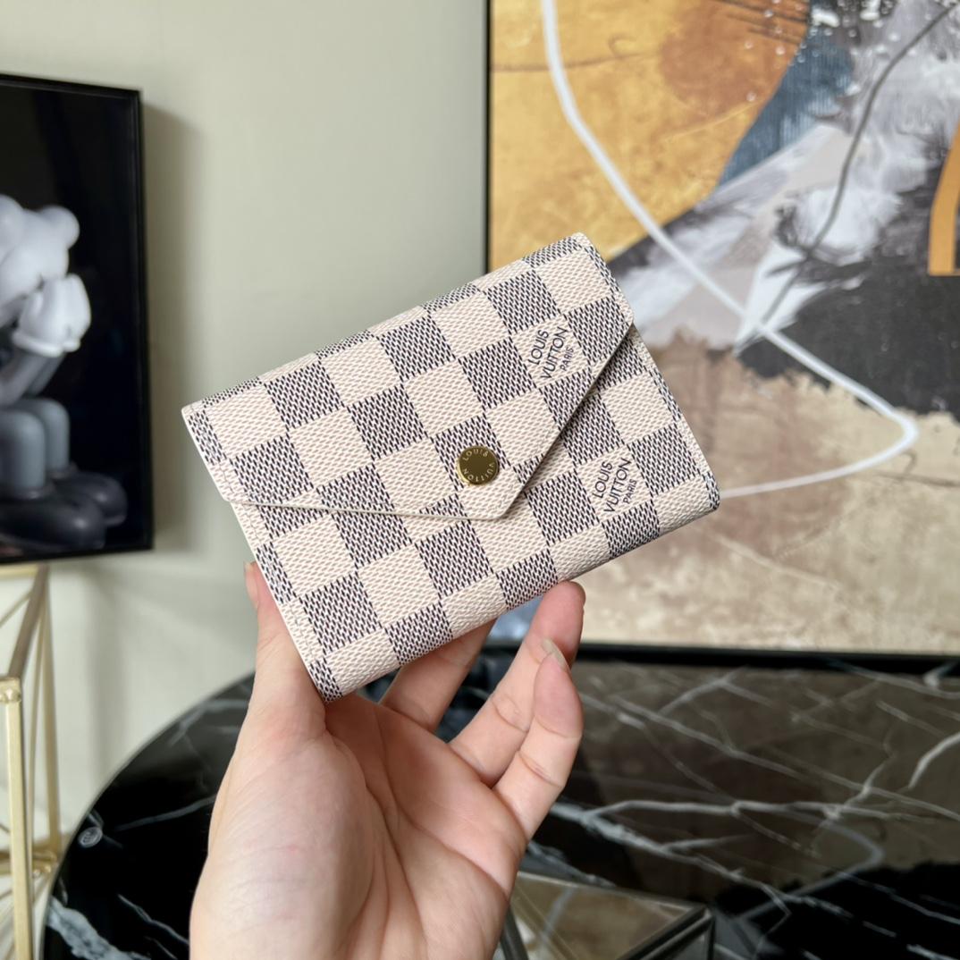Louis Vuitton Victorine Wallet Damier Azur Canvas  N64022 - EUR FASHION