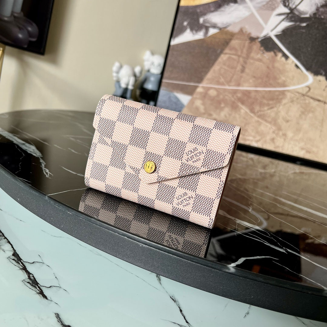 Louis Vuitton Victorine Wallet Damier Azur Canvas  N64022 - EUR FASHION