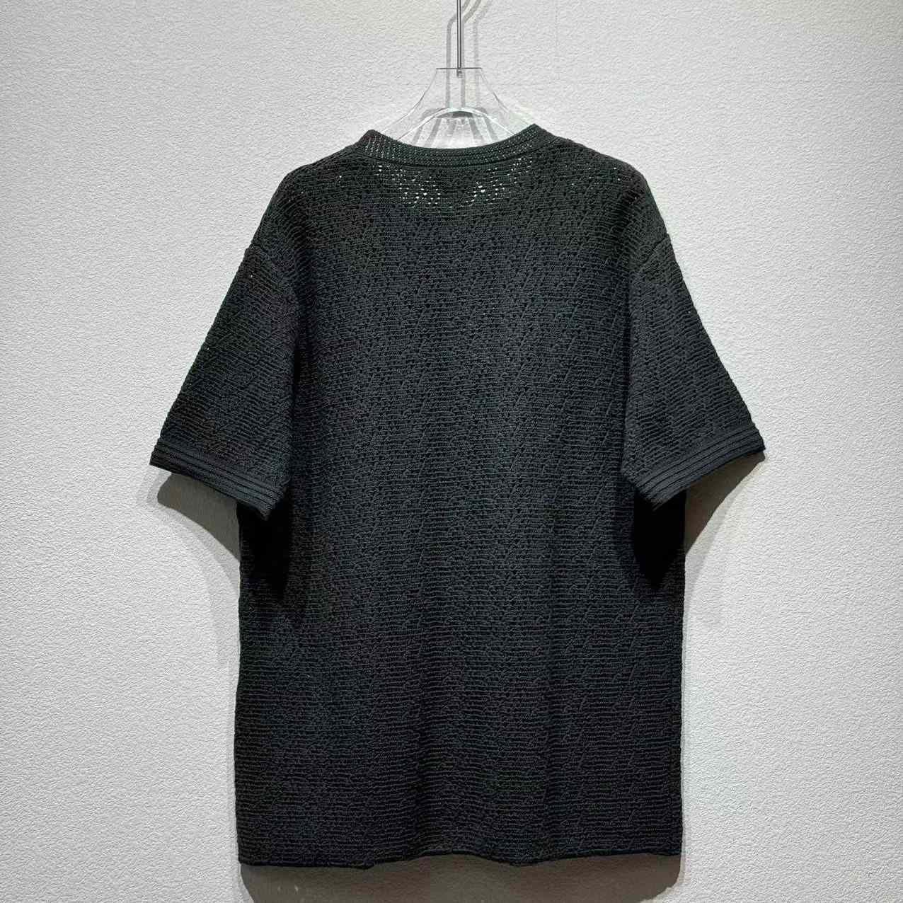 Bottega Veneta Men's Crochet Knit Tee - EUR FASHION