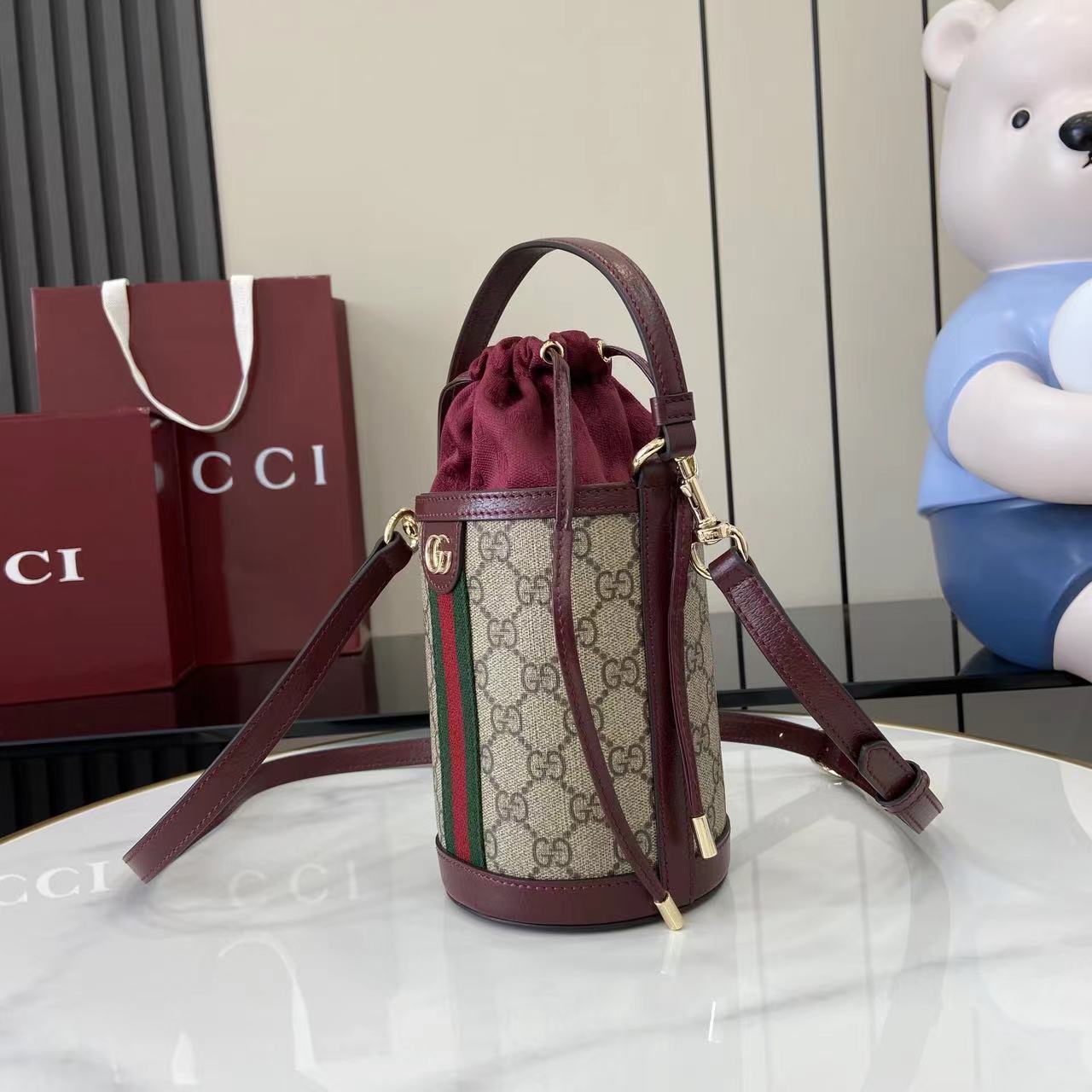 Gucci Ophidia Mini Bucket Bag   - EUR FASHION