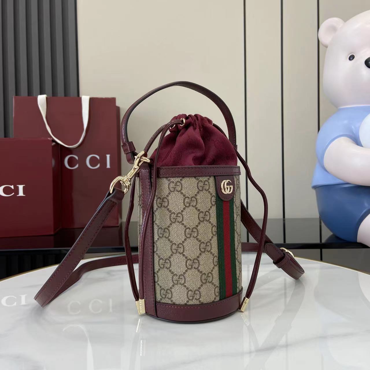Gucci Ophidia Mini Bucket Bag   - EUR FASHION