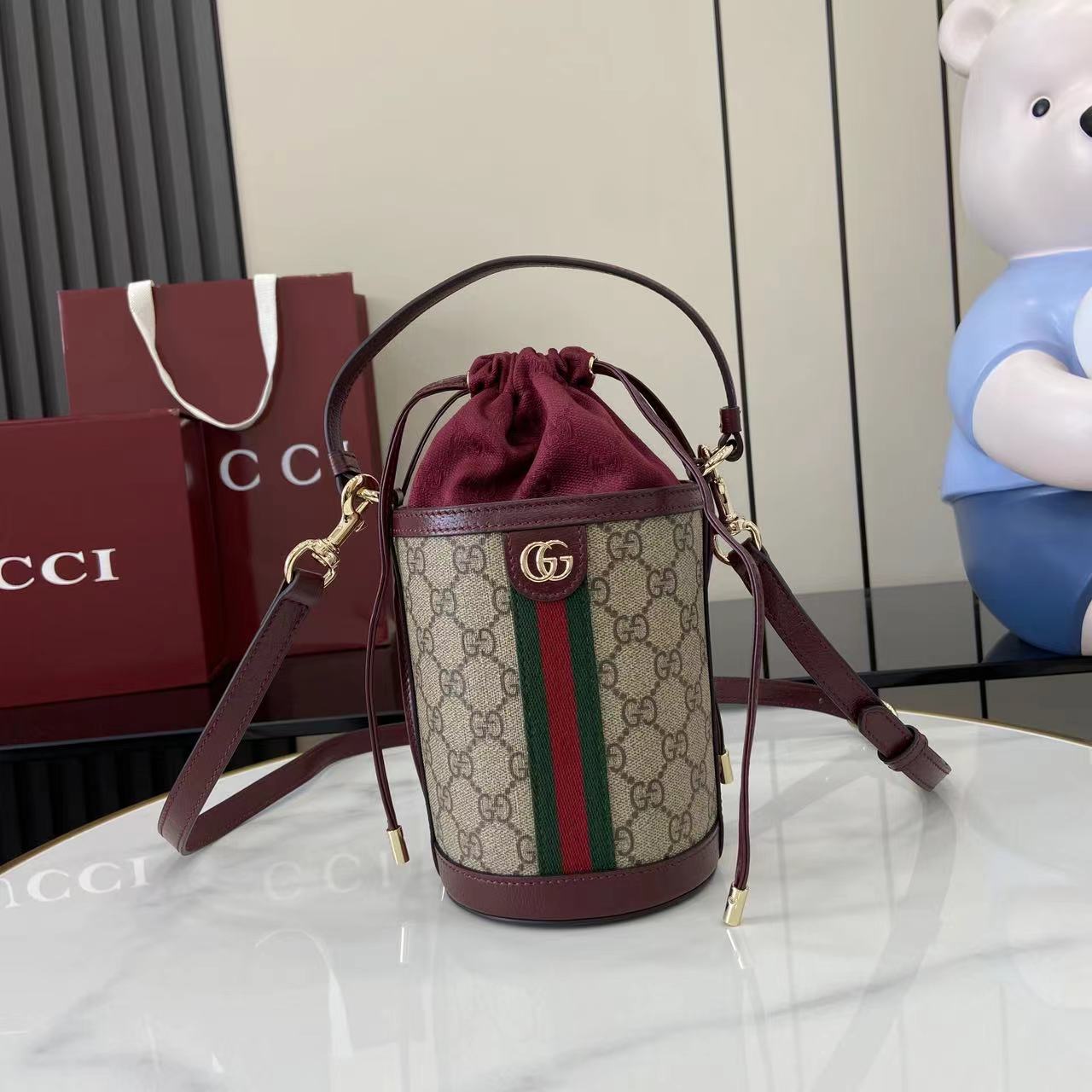 Gucci Ophidia Mini Bucket Bag   - EUR FASHION
