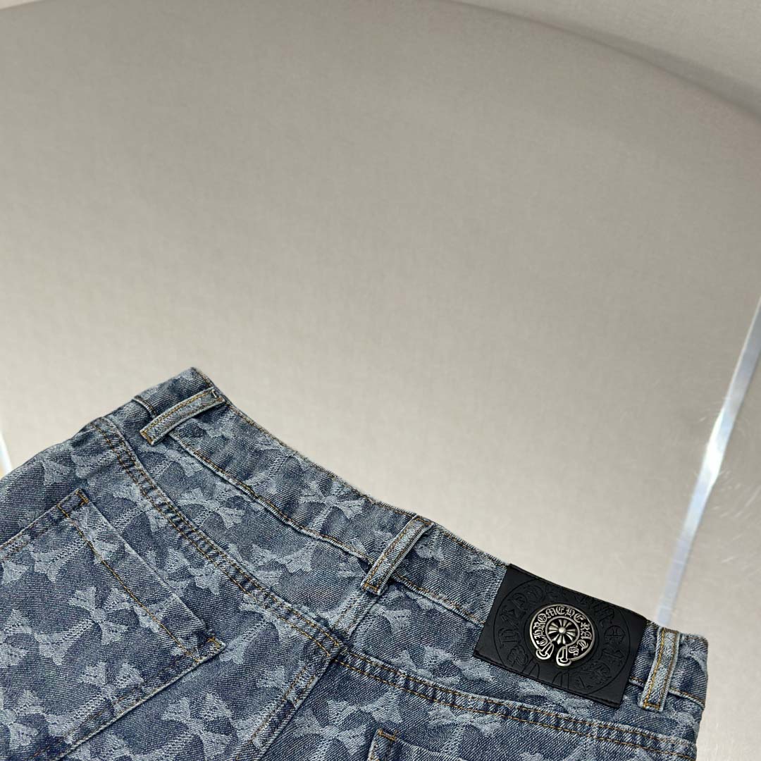 Chrome Hearts Denim Short - EUR FASHION
