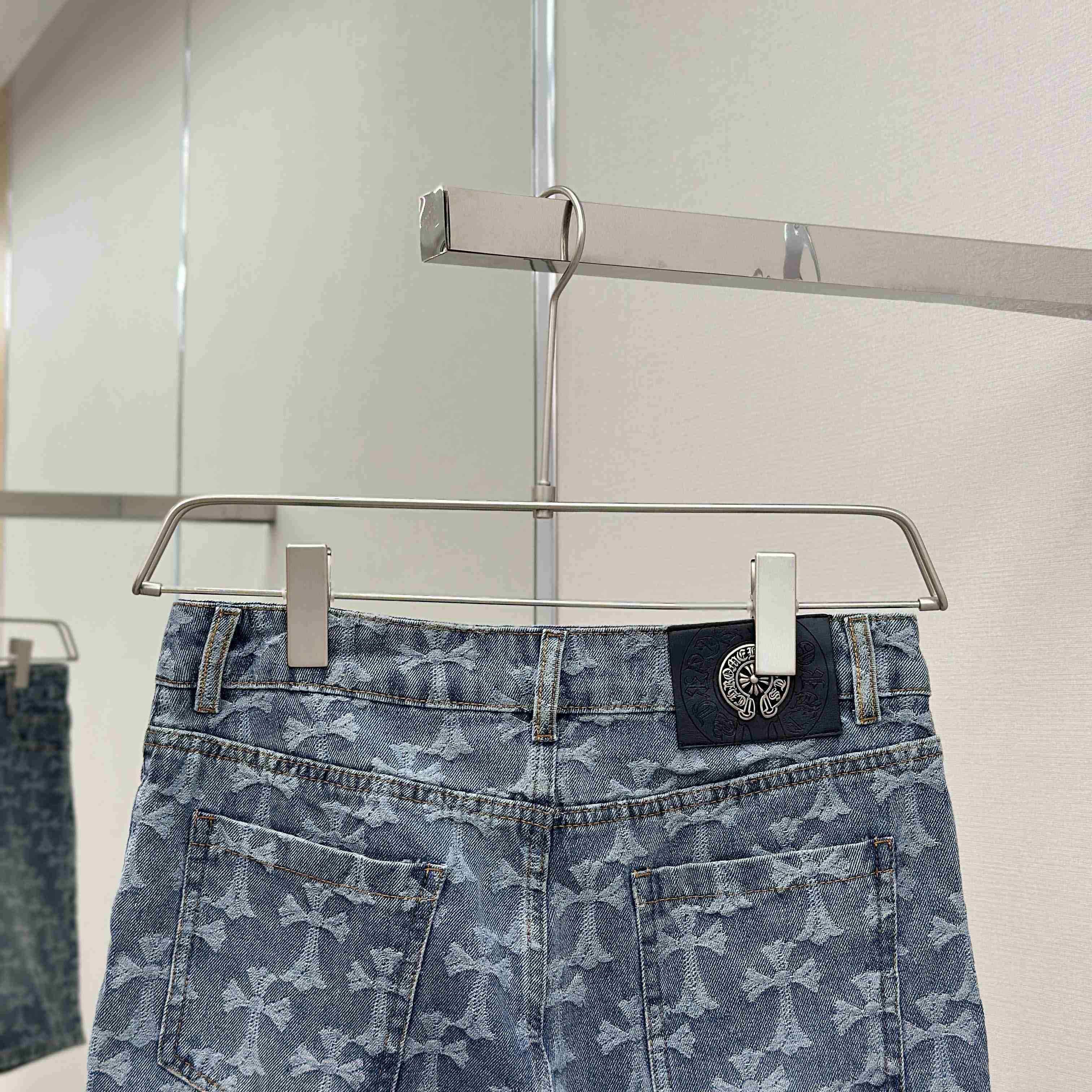 Chrome Hearts Denim Short - EUR FASHION