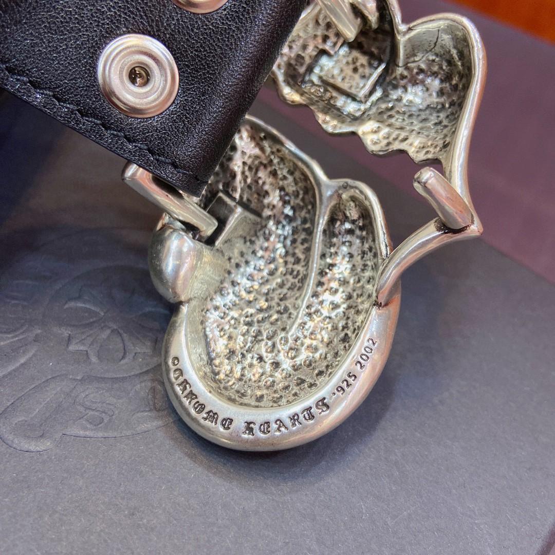 Chrome Hearts Leather Belt   - EUR FASHION