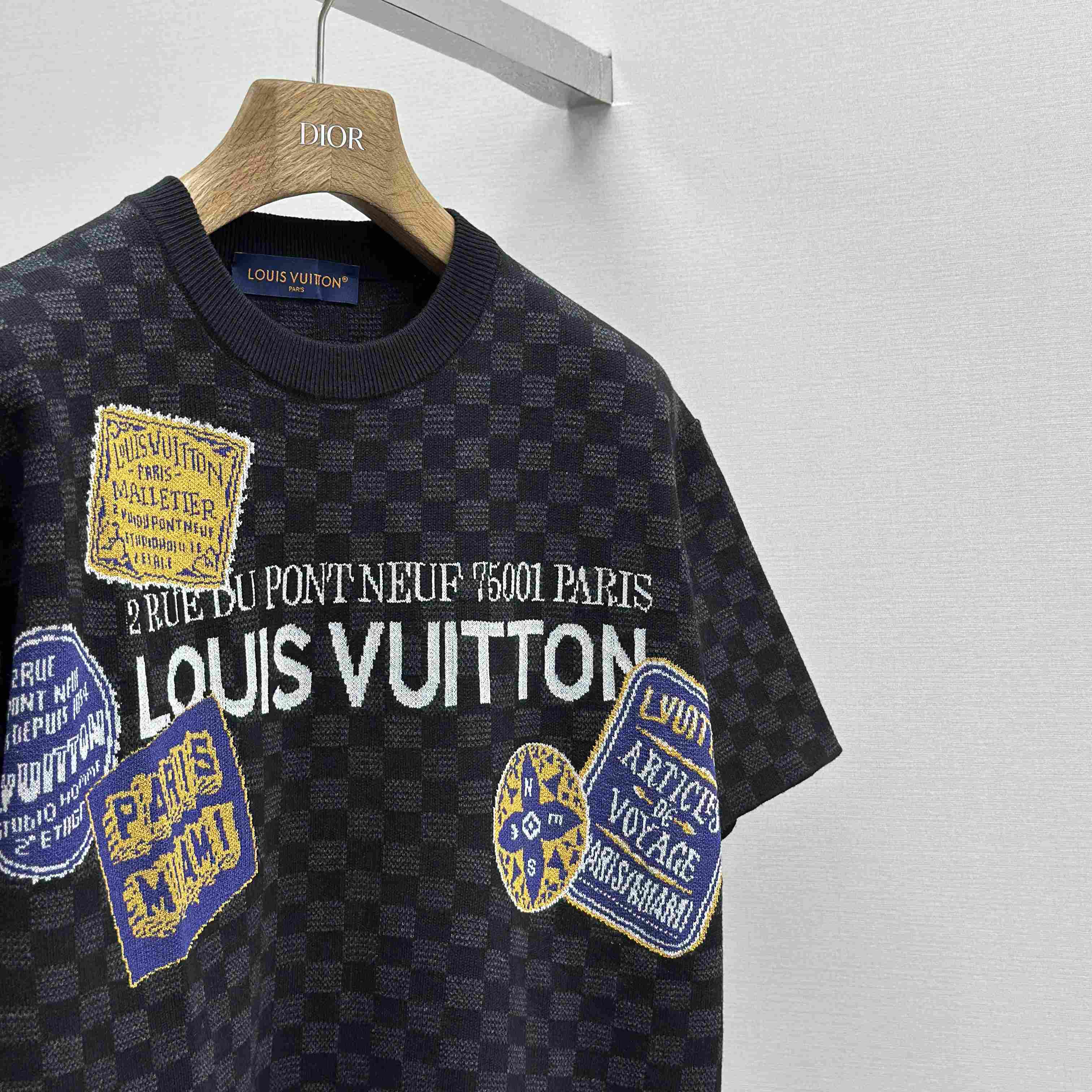 Louis Vuitton Jersey Jacquard T-Shirt   1AHW57 - EUR FASHION