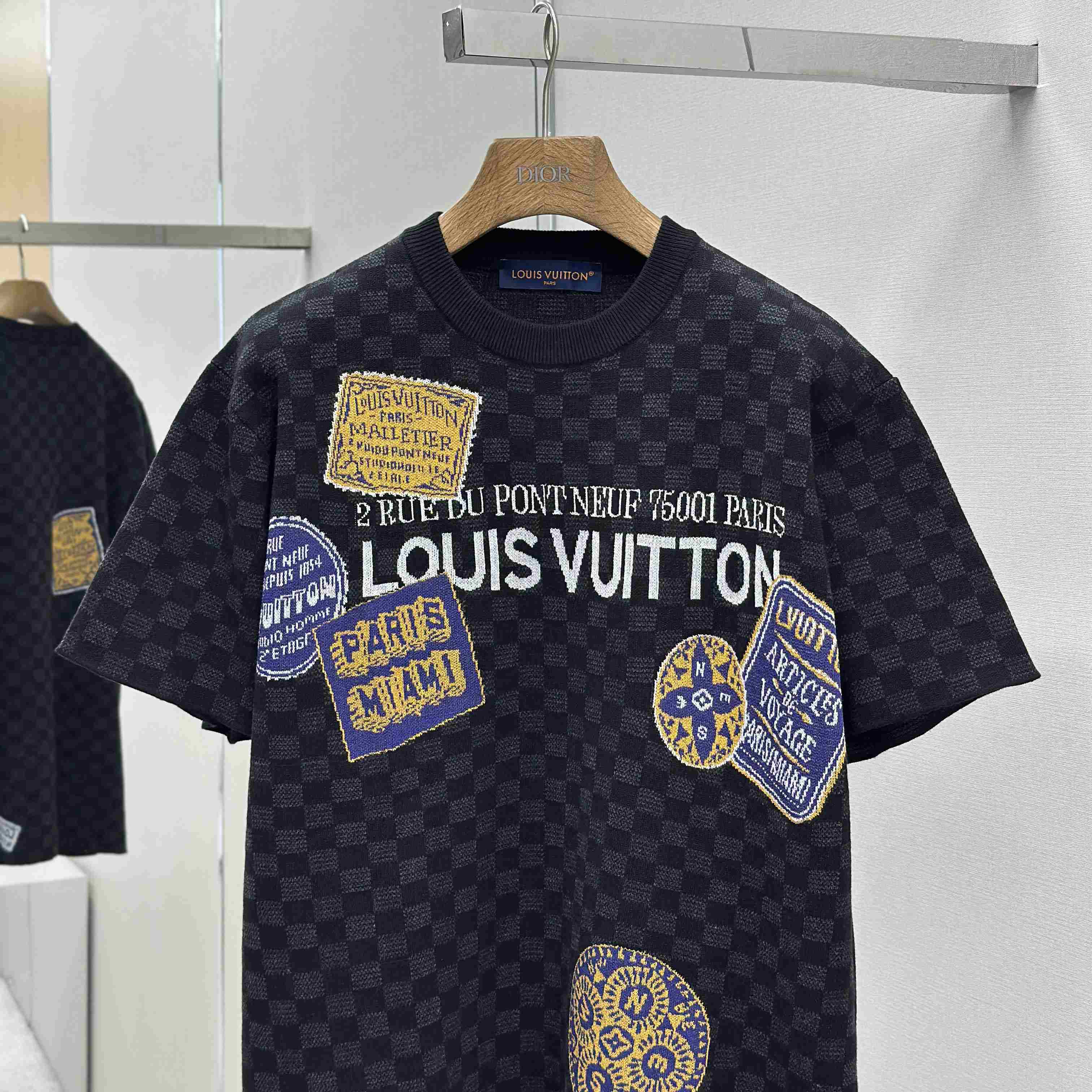 Louis Vuitton Jersey Jacquard T-Shirt   1AHW57 - EUR FASHION