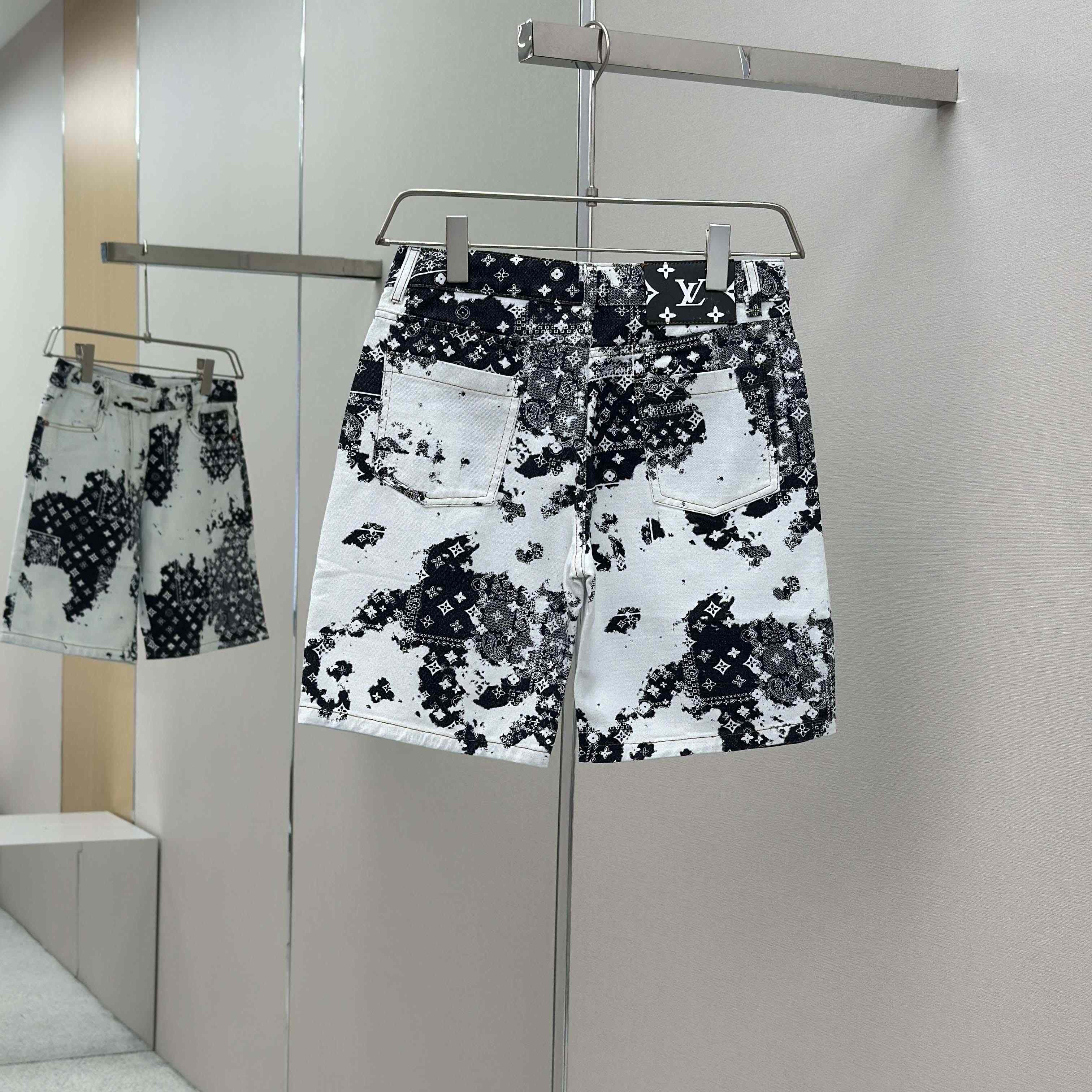 Louis Vuitton Monogram Denim Shorts - EUR FASHION