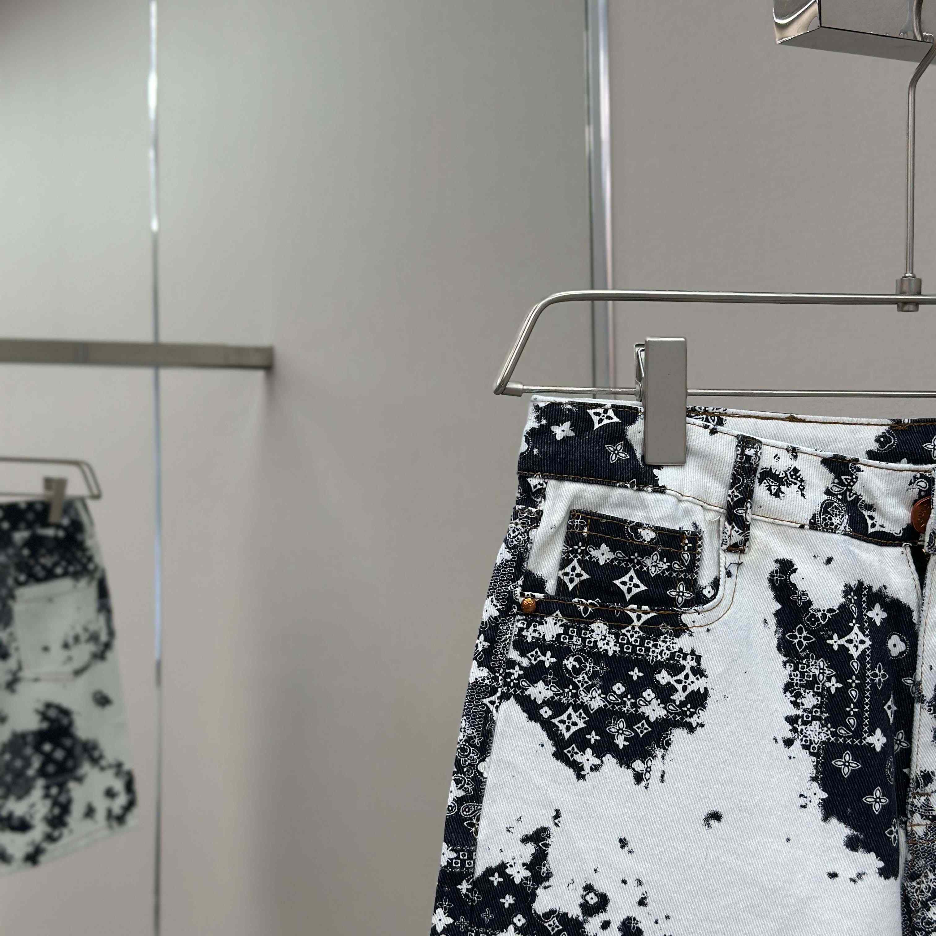 Louis Vuitton Monogram Denim Shorts - EUR FASHION