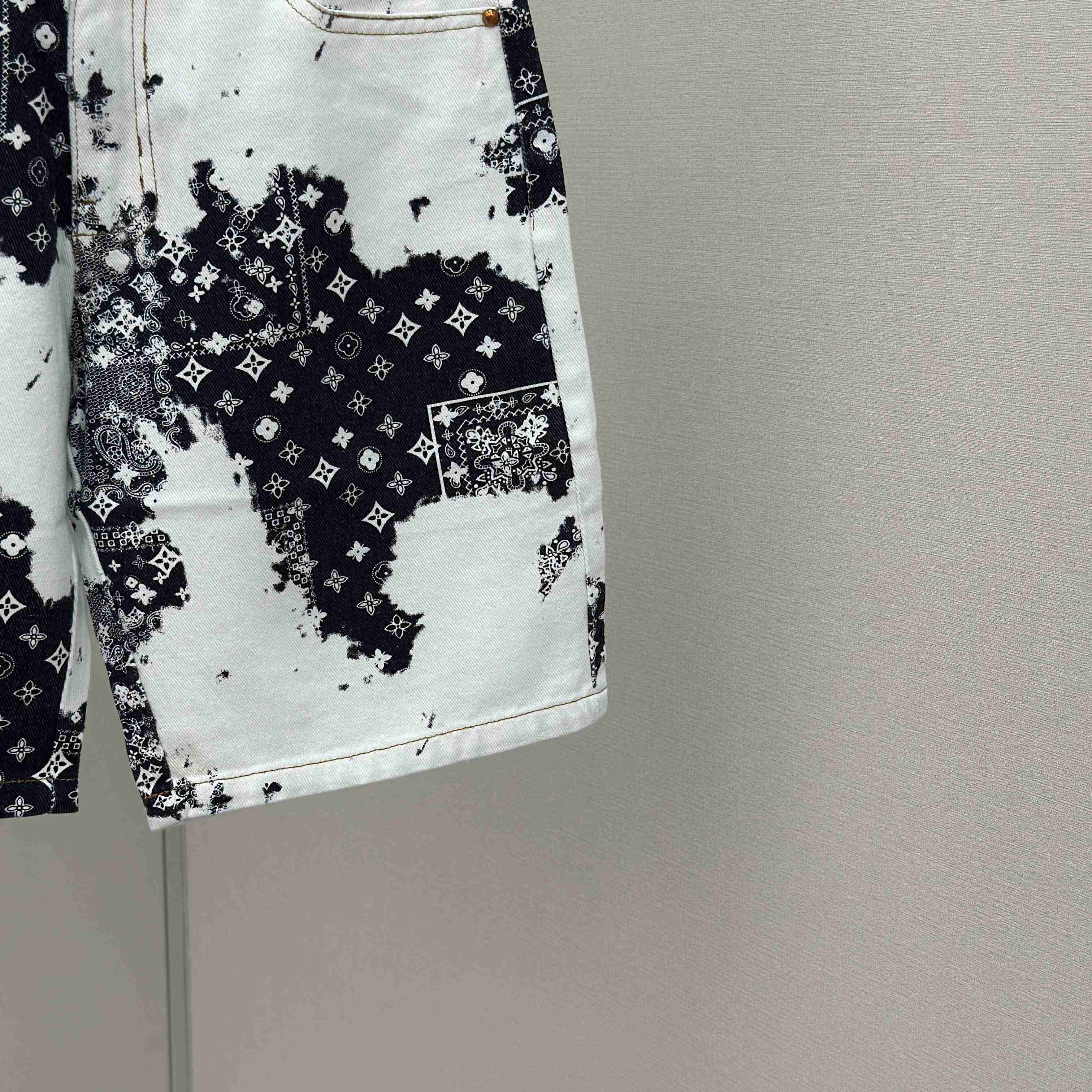 Louis Vuitton Monogram Denim Shorts - EUR FASHION