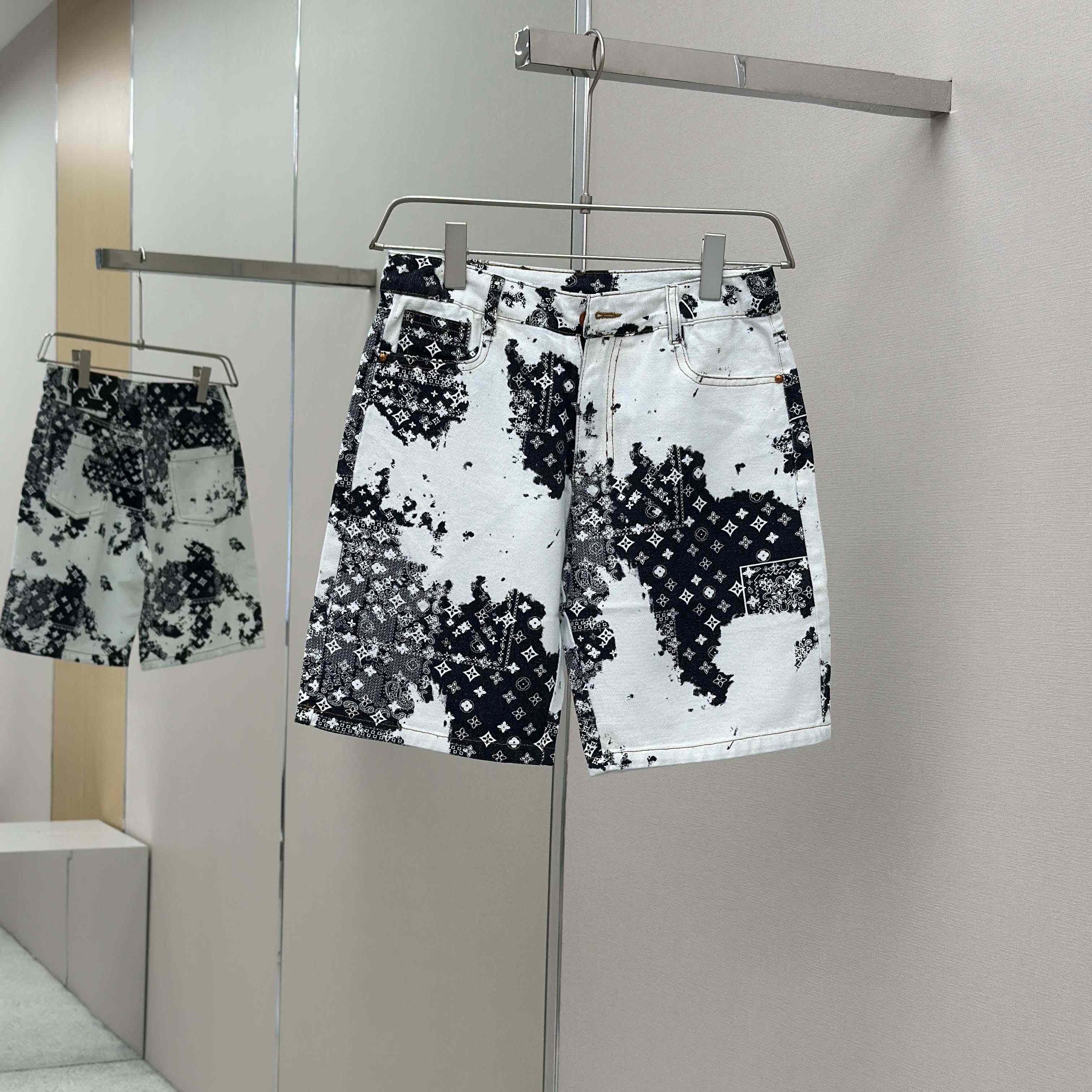 Louis Vuitton Monogram Denim Shorts - EUR FASHION