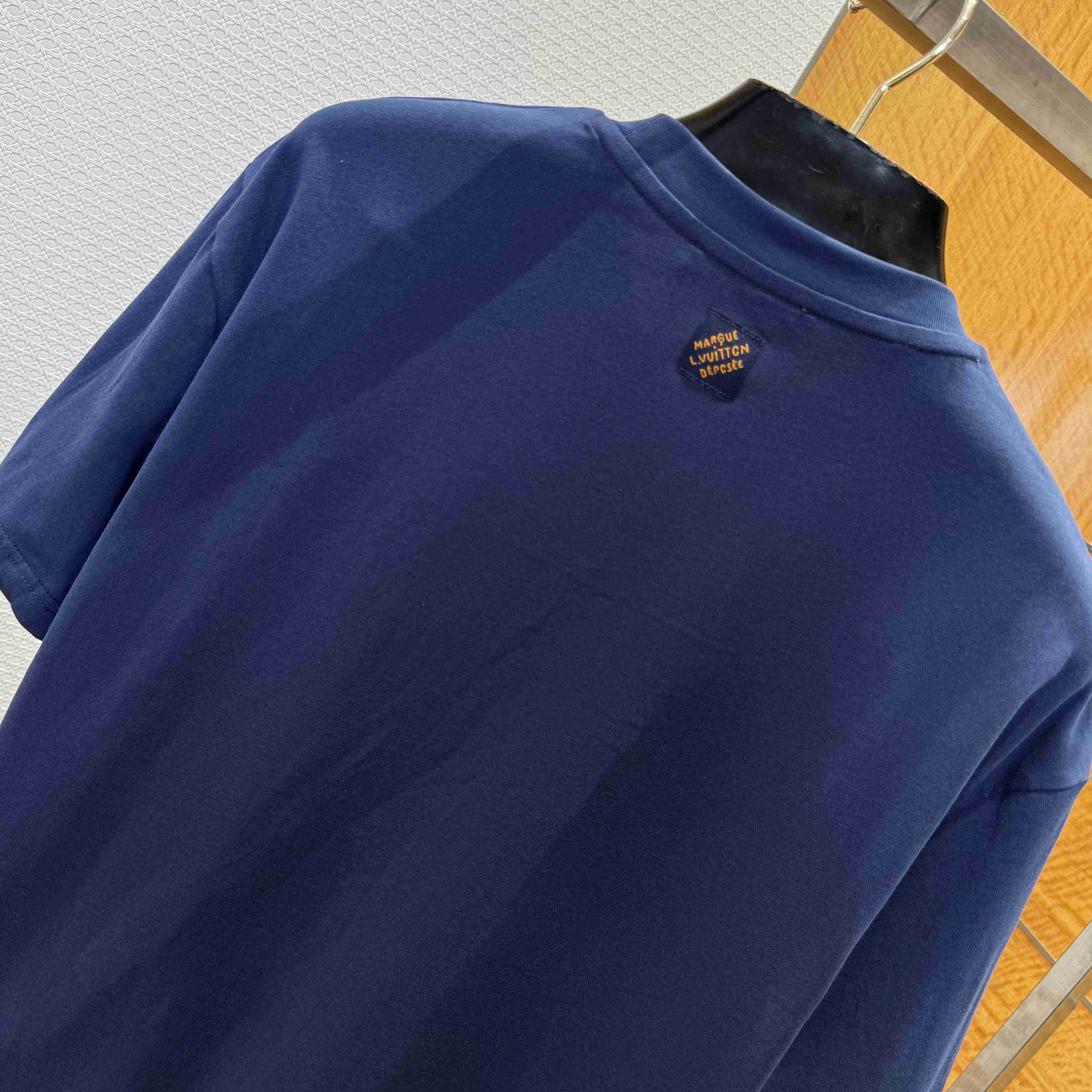 Louis Vuitton Embroidered T-Shirt   1AIMKV - EUR FASHION