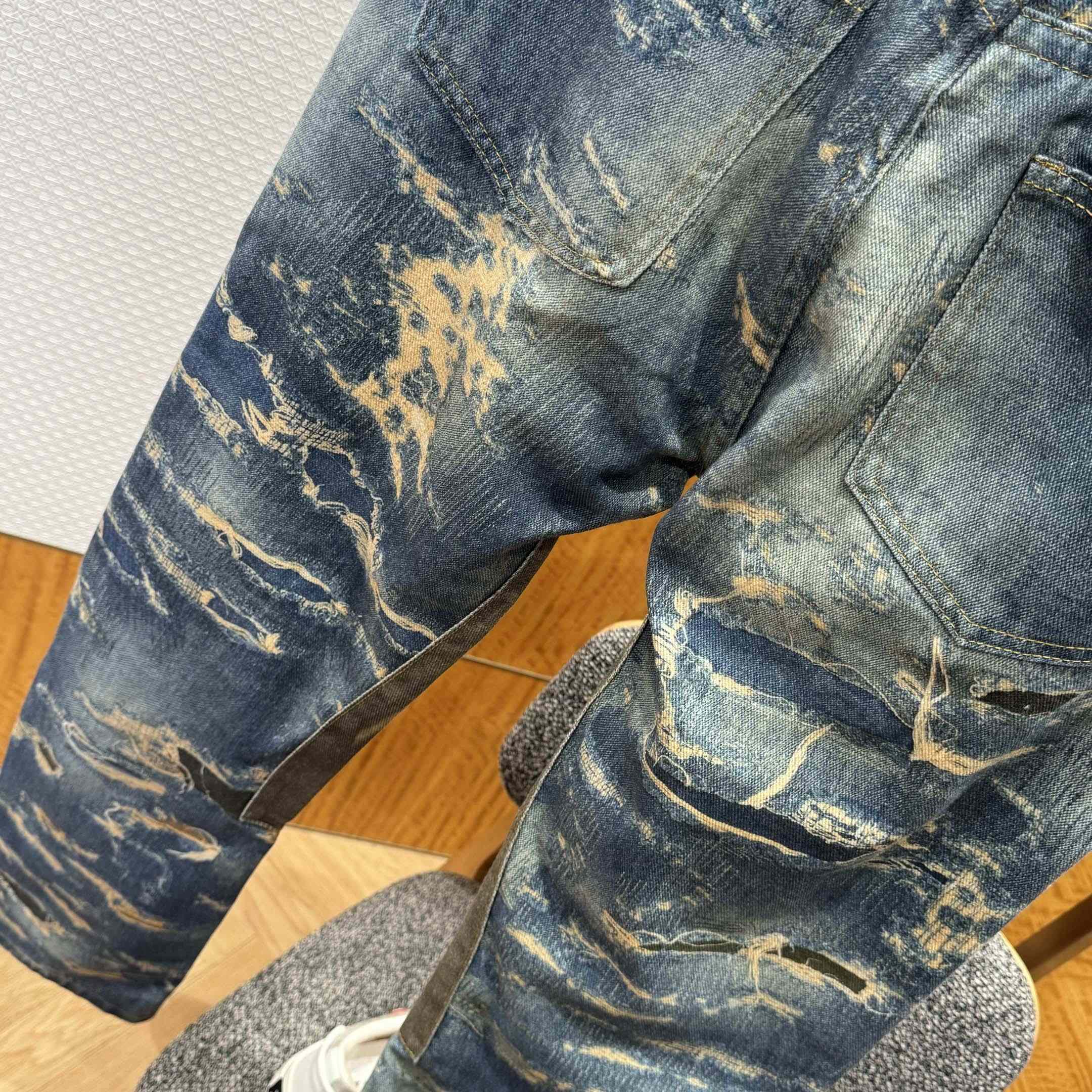 Givenchy Destroyed Distressed Jeans - EUR FASHION